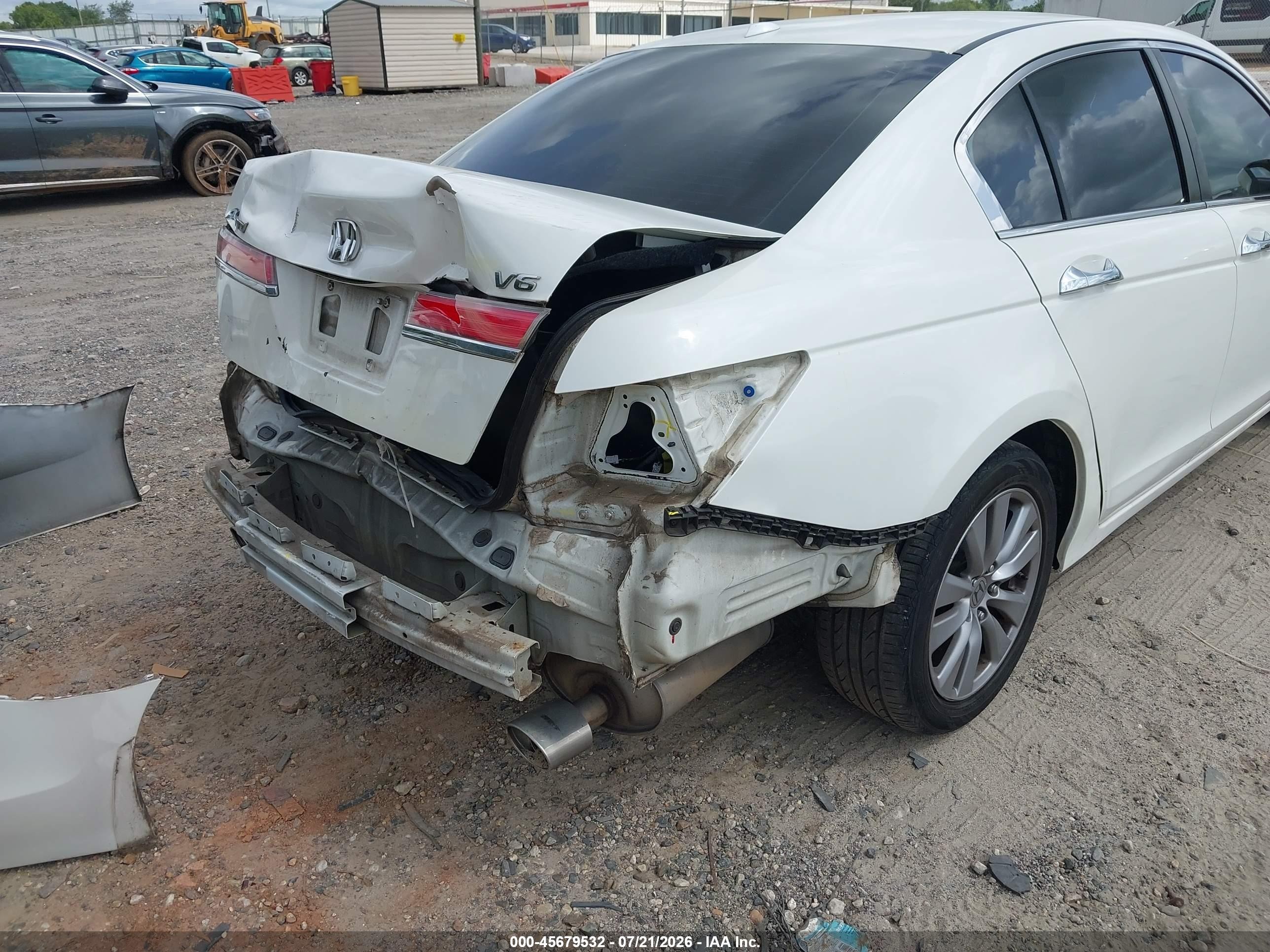 2012 Honda Accord 3.5 Ex-l Белый vin: 1HGCP3F89CA000991