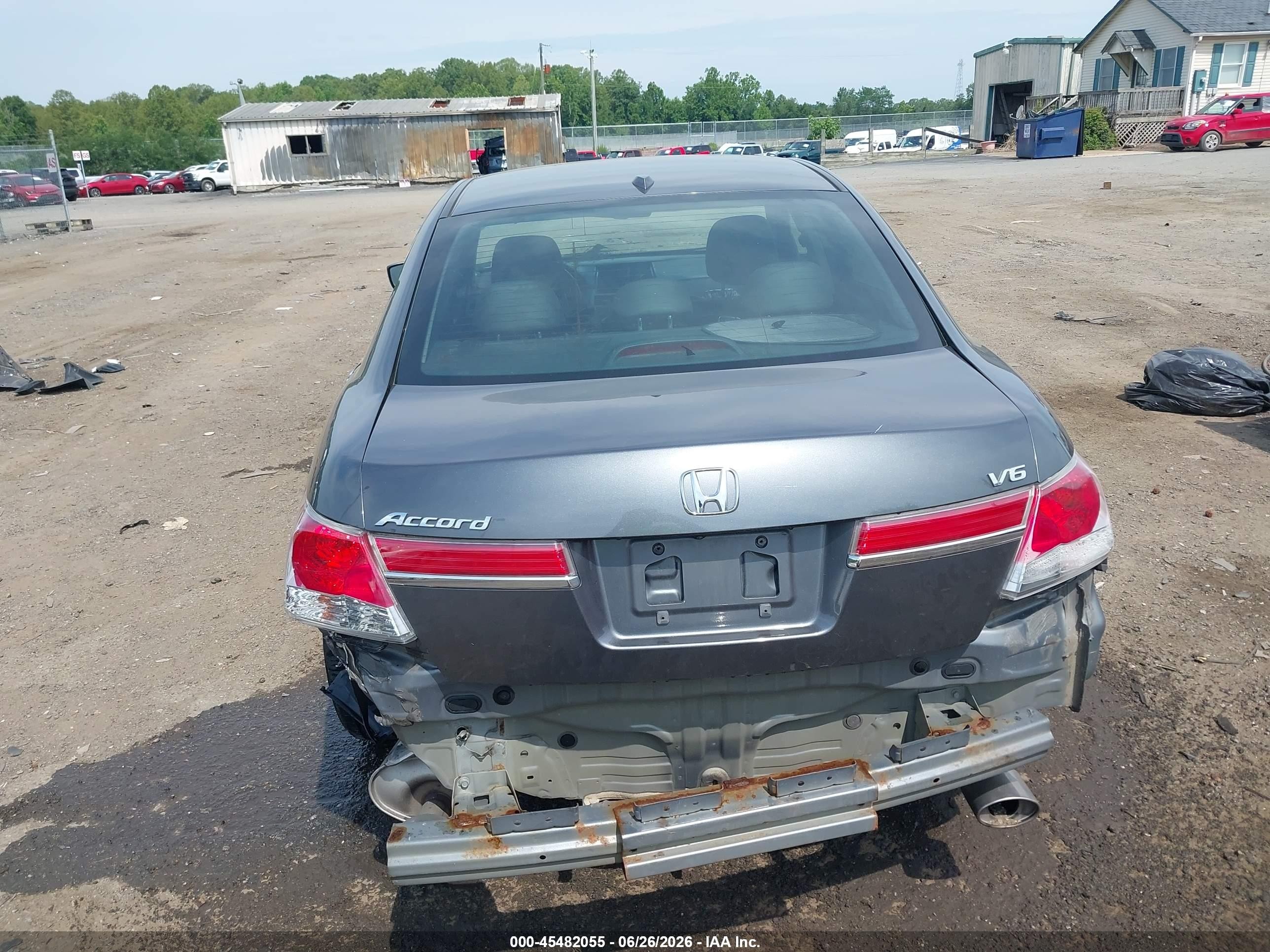 2012 Honda Accord 3.5 Ex-l Gray vin: 1HGCP3F89CA002305