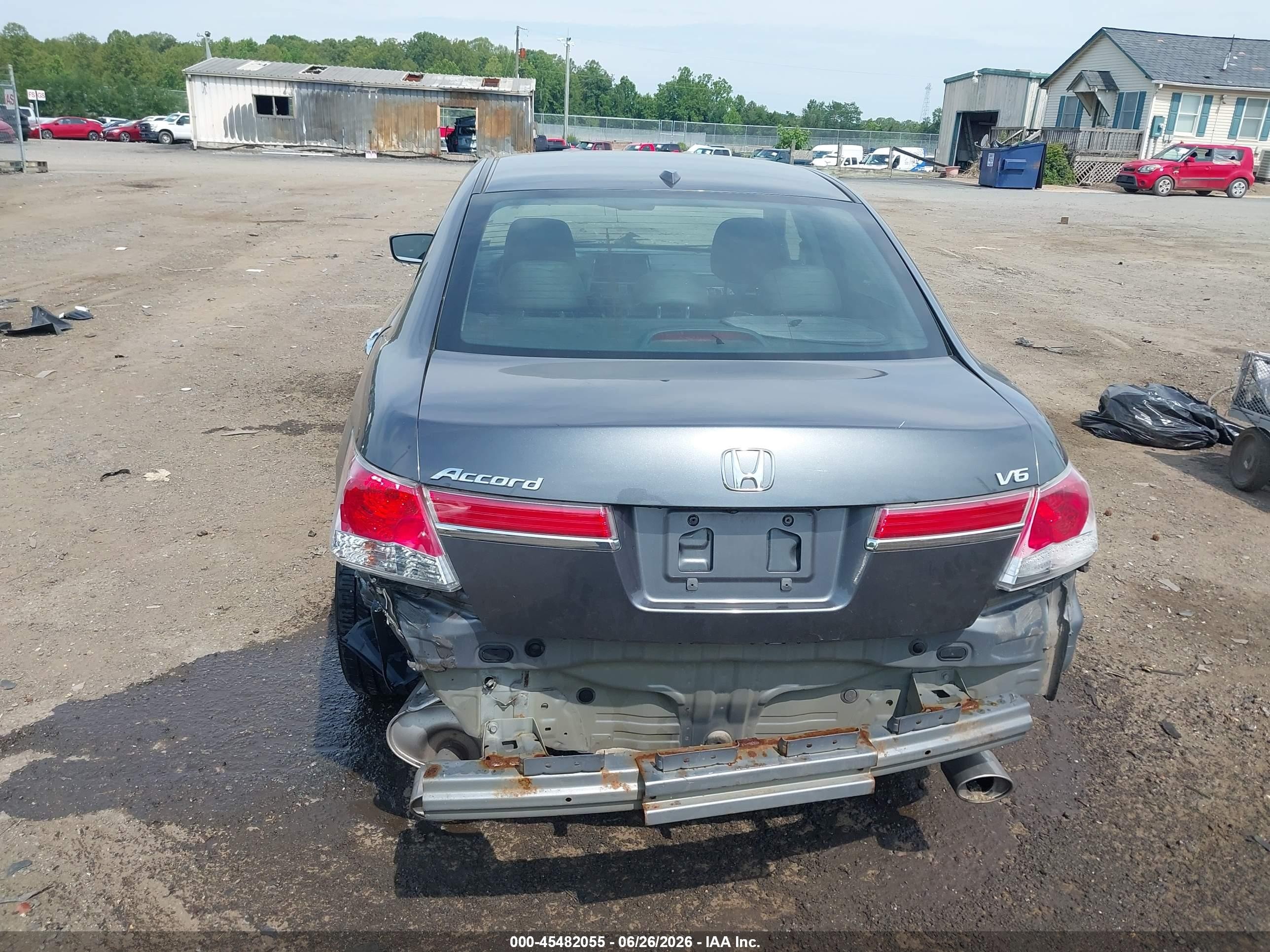 2012 Honda Accord 3.5 Ex-l Gray vin: 1HGCP3F89CA002305
