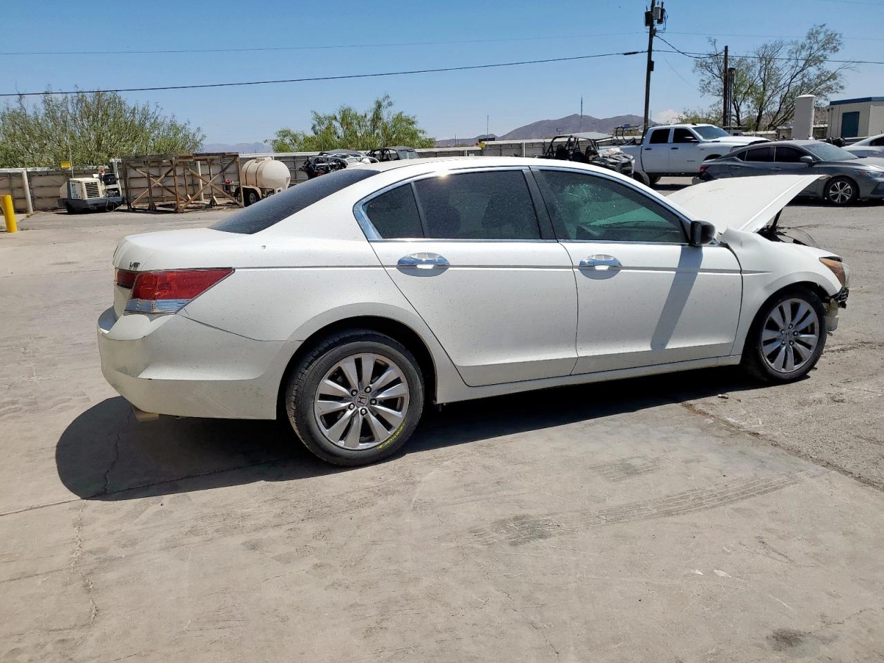 2012 Honda Accord Exl Белый vin: 1HGCP3F89CA015507
