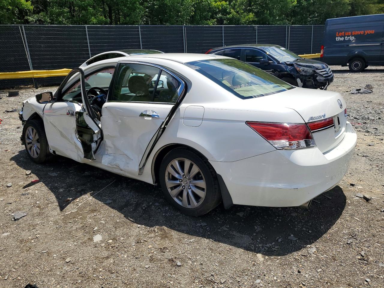 2012 Honda Accord Exl Белый vin: 1HGCP3F89CA017418
