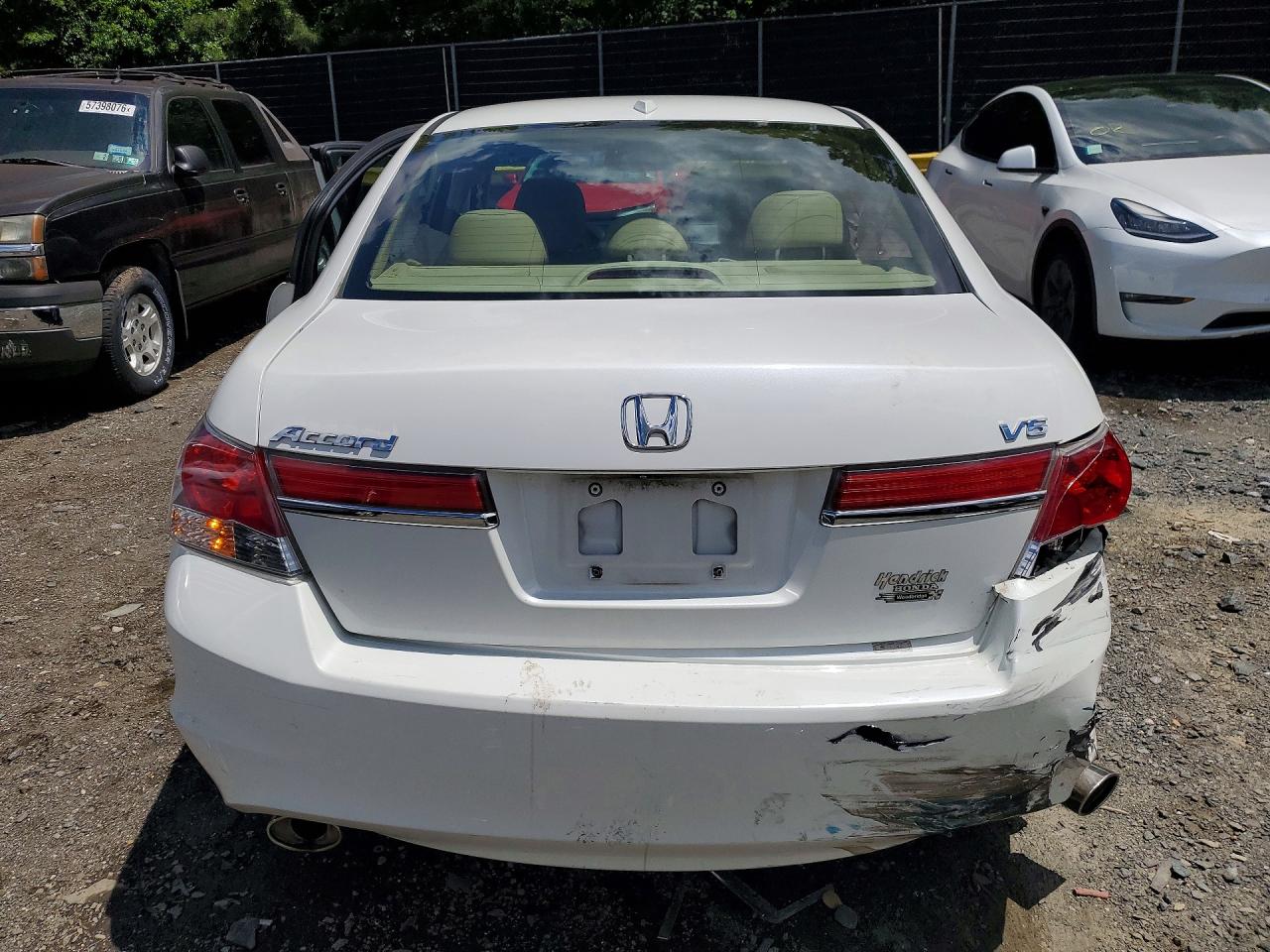 2012 Honda Accord Exl Белый vin: 1HGCP3F89CA017418