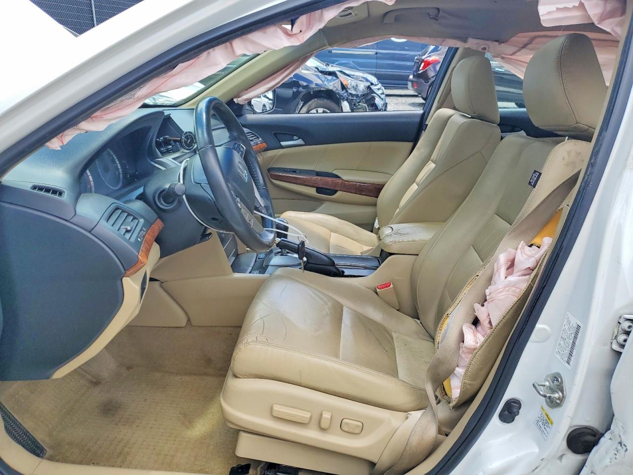 2012 Honda Accord Exl Белый vin: 1HGCP3F89CA017418
