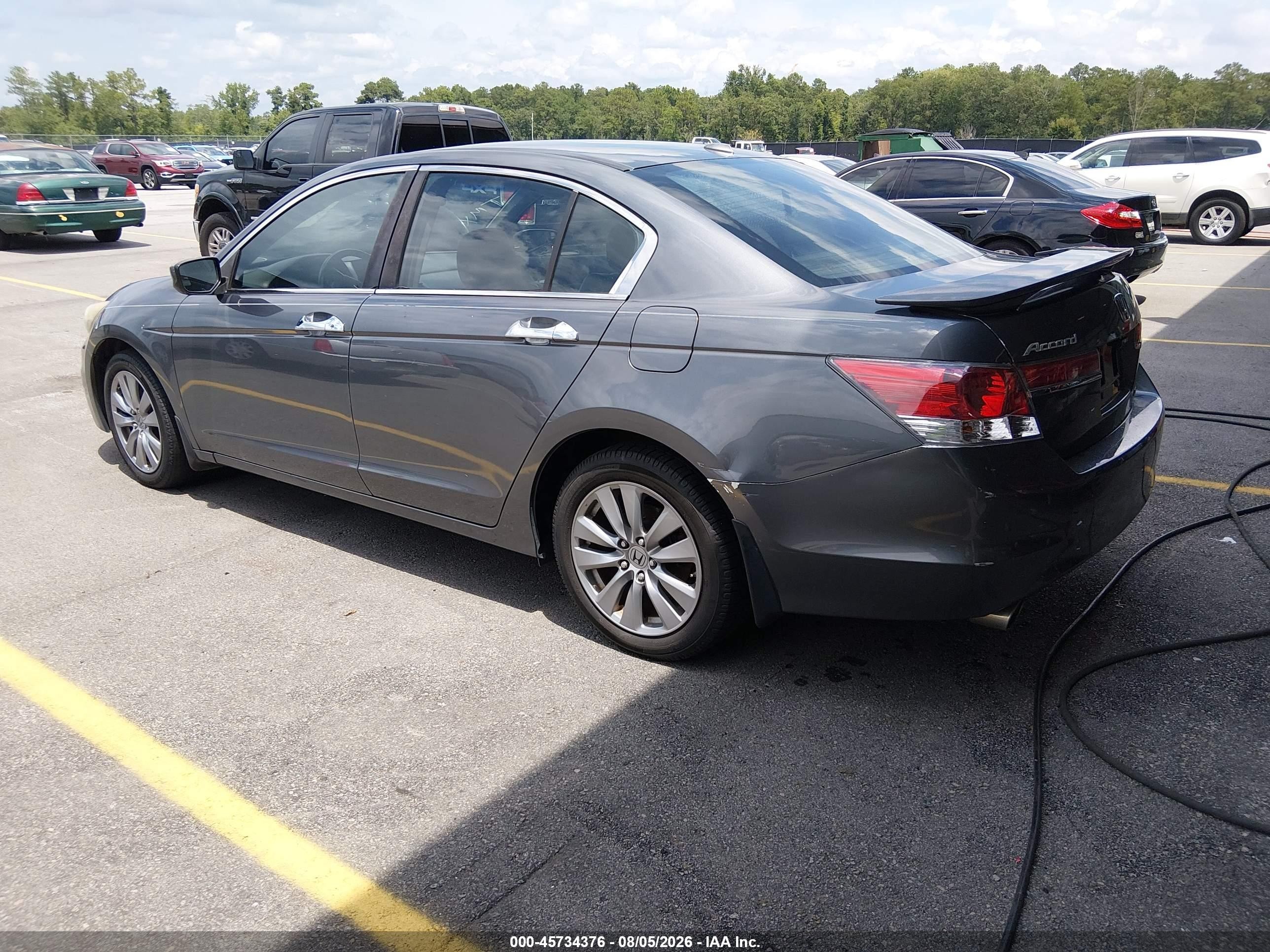 2012 Honda Accord 3.5 Ex-l Серый vin: 1HGCP3F89CA021310