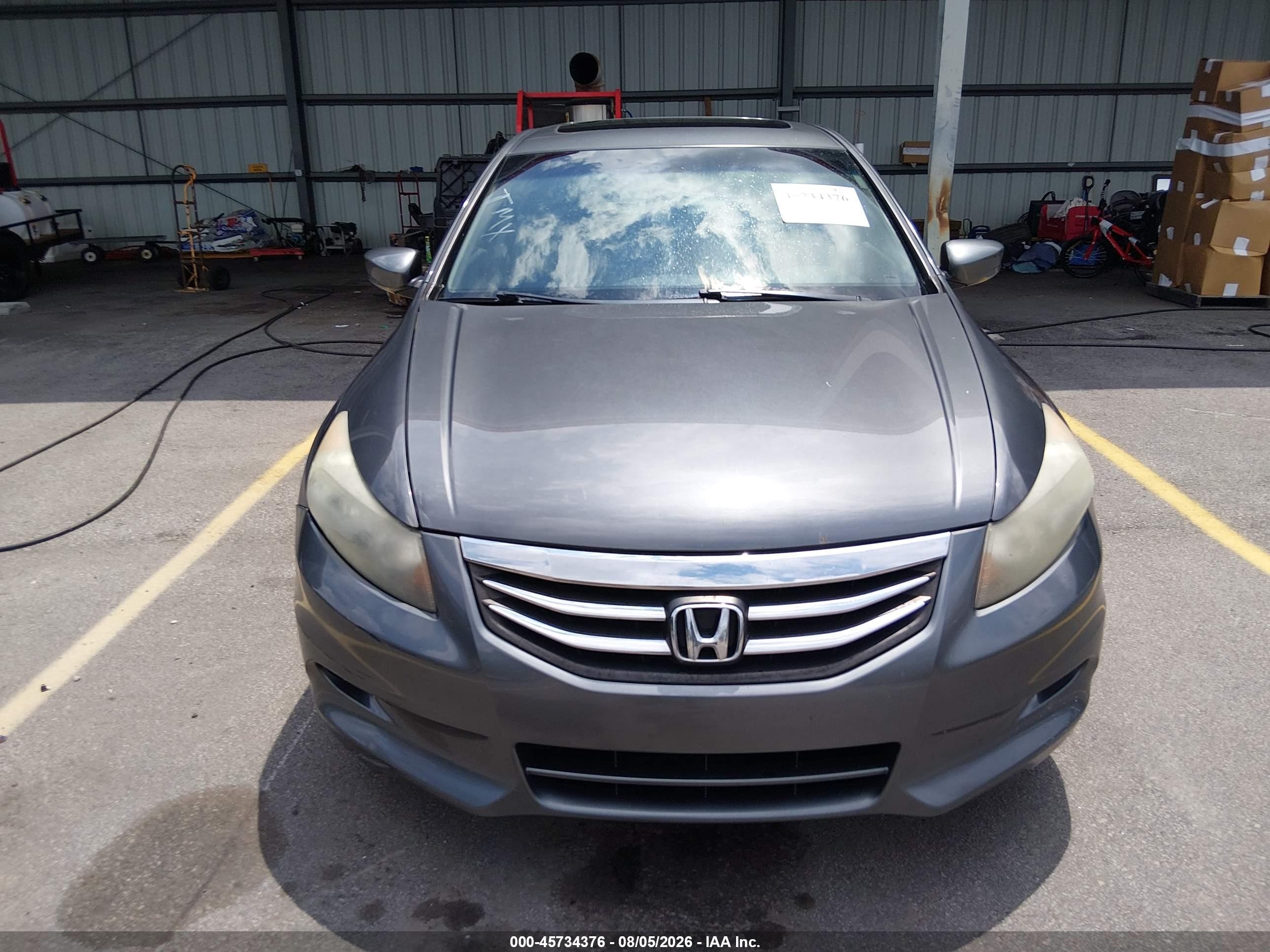 2012 Honda Accord 3.5 Ex-l Серый vin: 1HGCP3F89CA021310