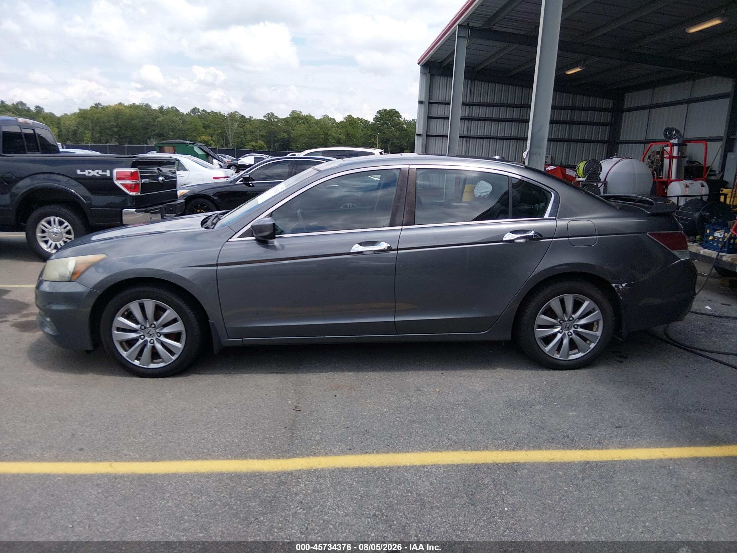 2012 Honda Accord 3.5 Ex-l Серый vin: 1HGCP3F89CA021310