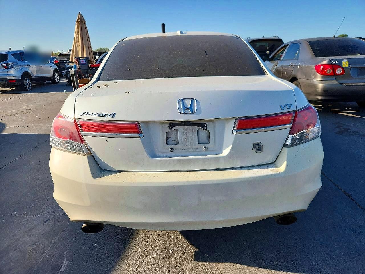 2012 Honda Accord Exl White vin: 1HGCP3F89CA028659