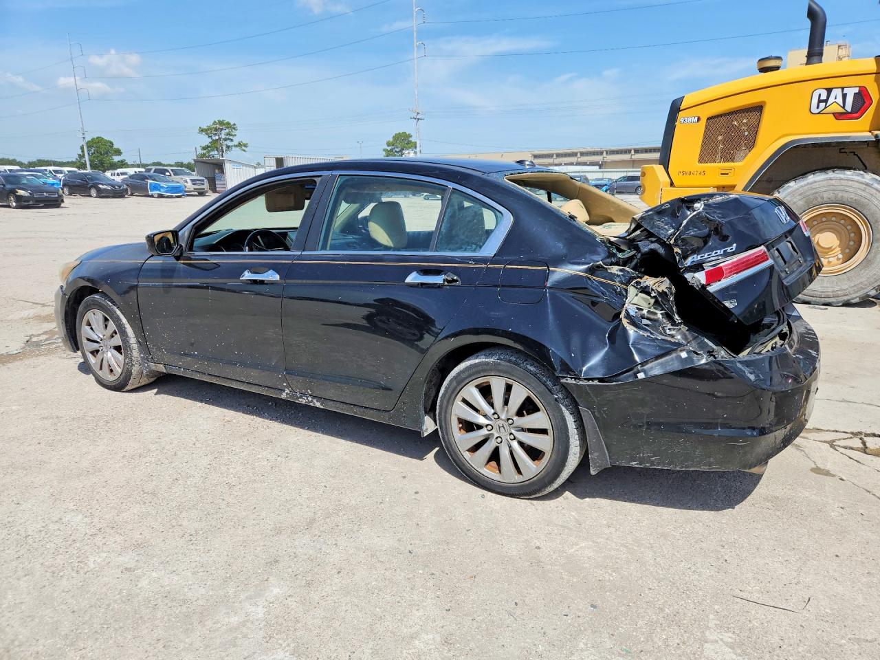 2012 Honda Accord Exl Black vin: 1HGCP3F89CA029374