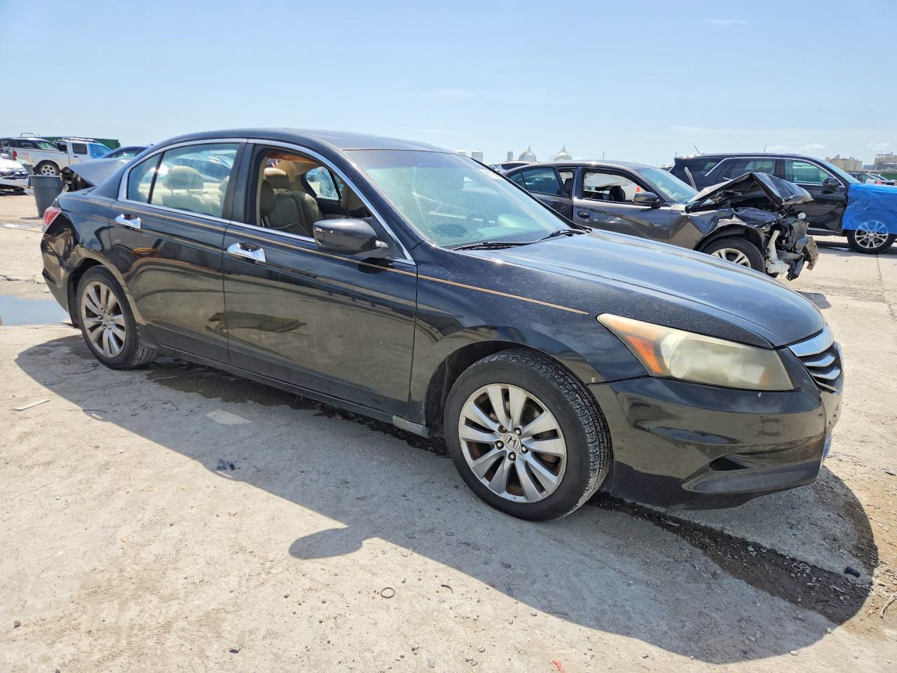 2012 Honda Accord Exl Black vin: 1HGCP3F89CA029374