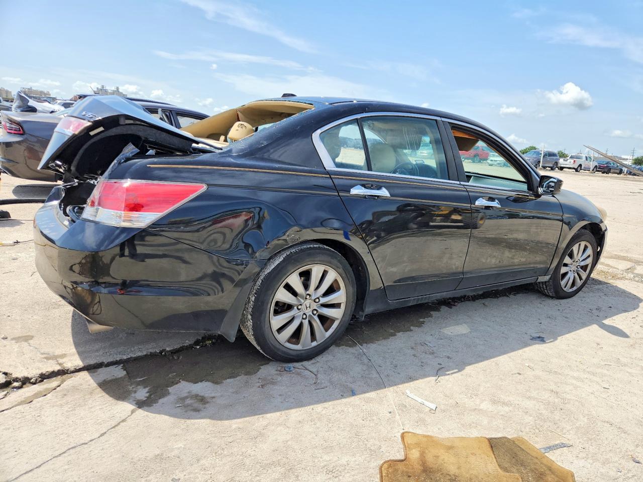2012 Honda Accord Exl Black vin: 1HGCP3F89CA029374