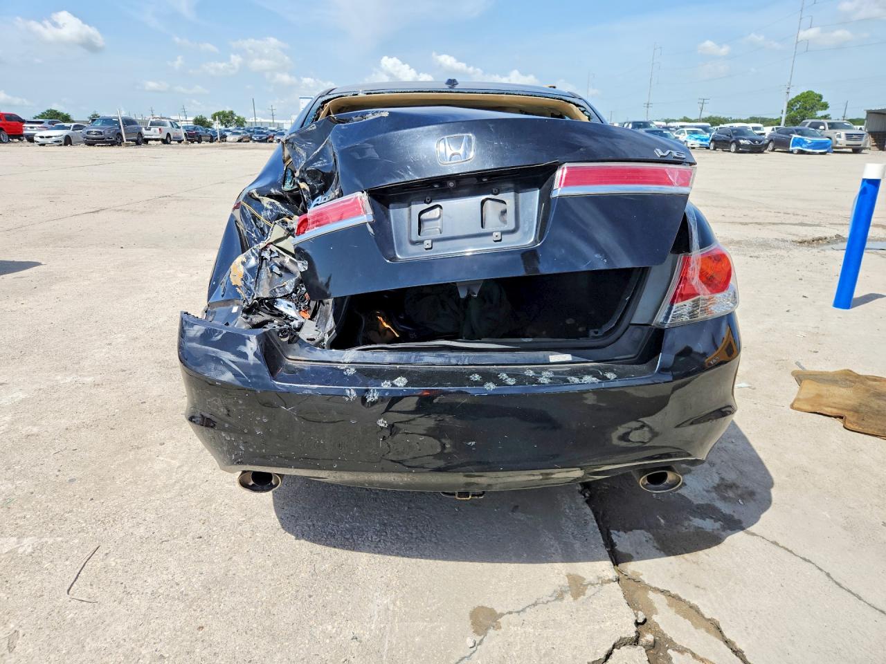 2012 Honda Accord Exl Black vin: 1HGCP3F89CA029374