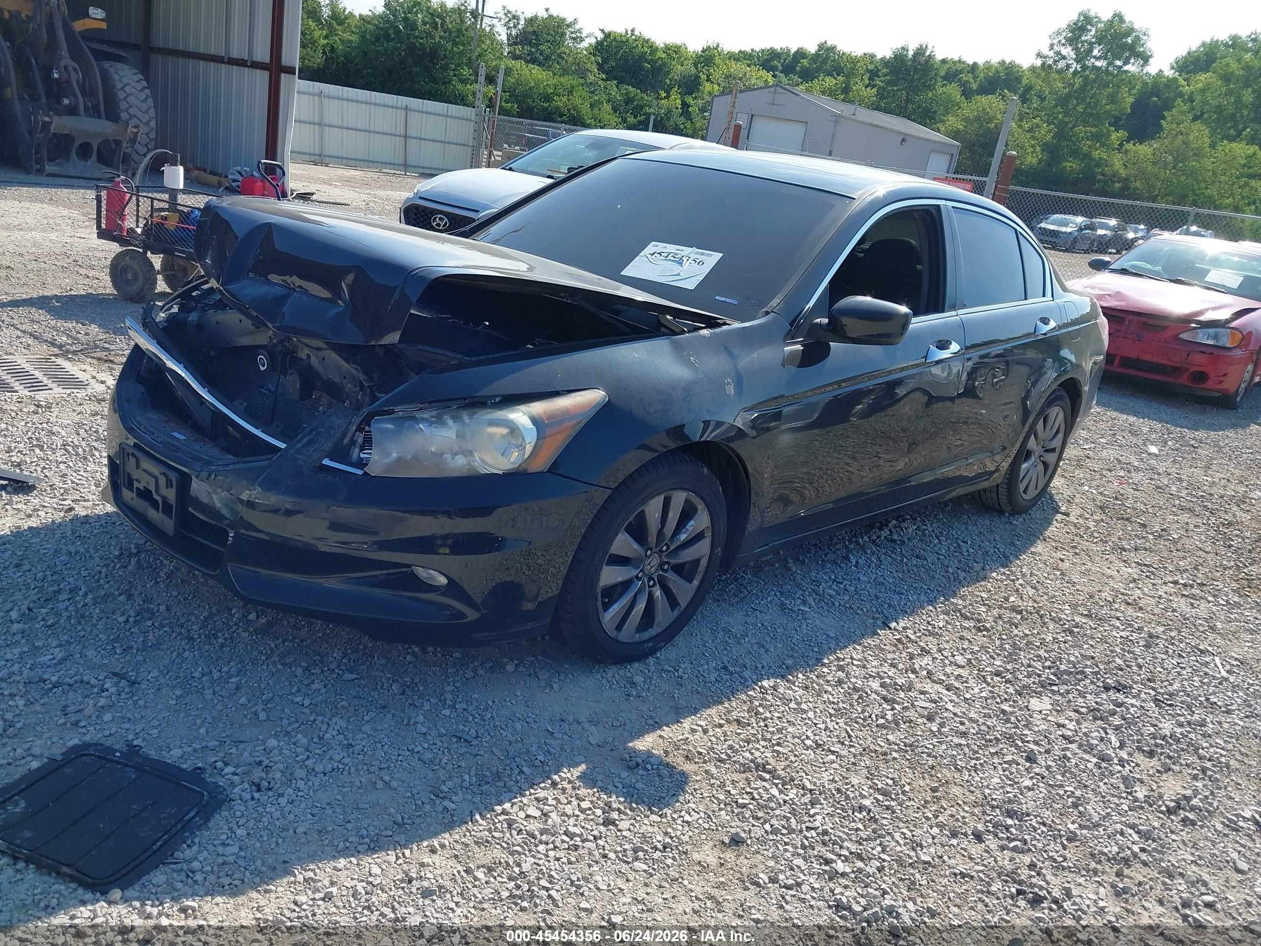 2012 Honda Accord 3.5 Ex-l Black vin: 1HGCP3F89CA033781