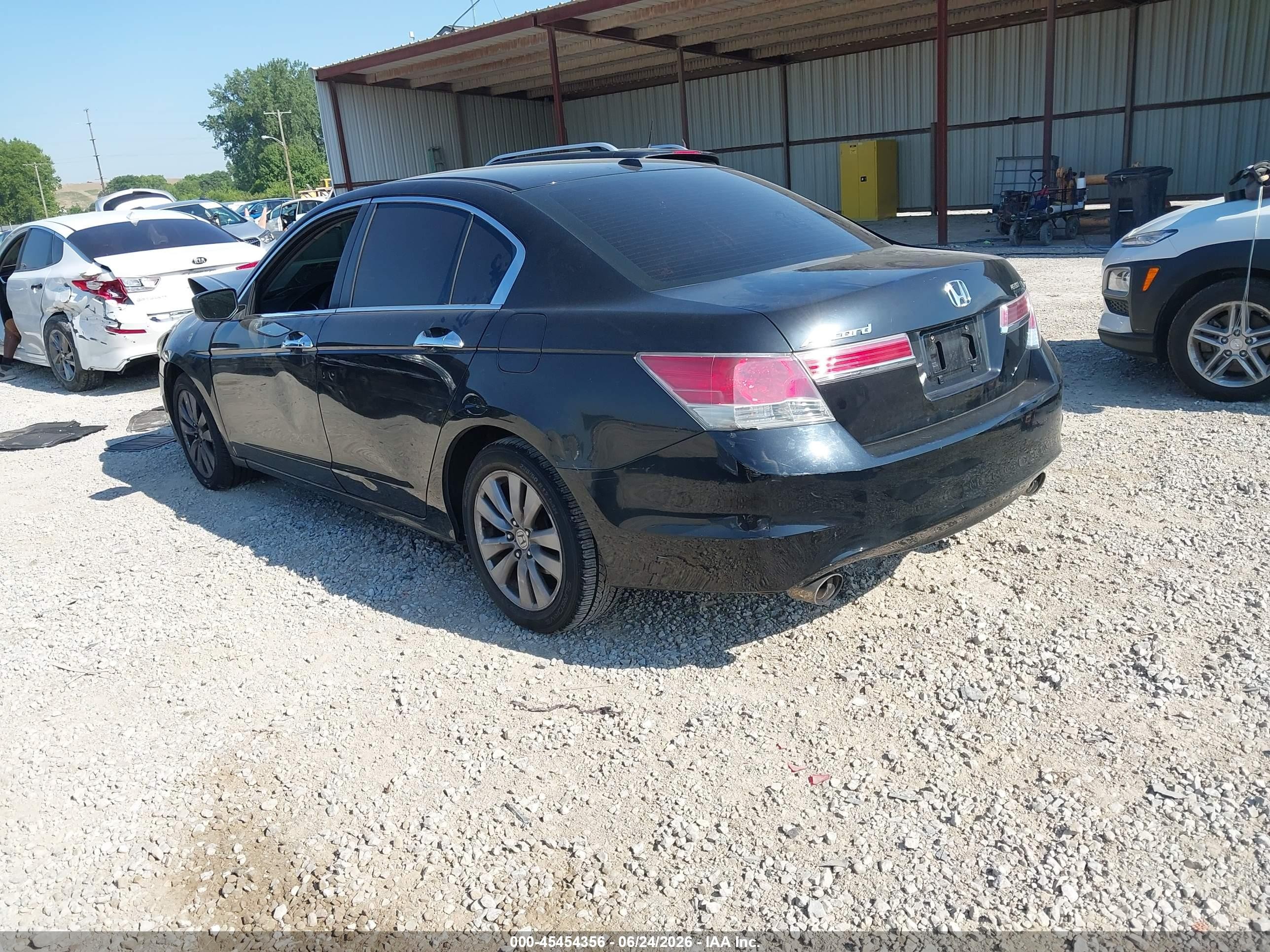 2012 Honda Accord 3.5 Ex-l Black vin: 1HGCP3F89CA033781