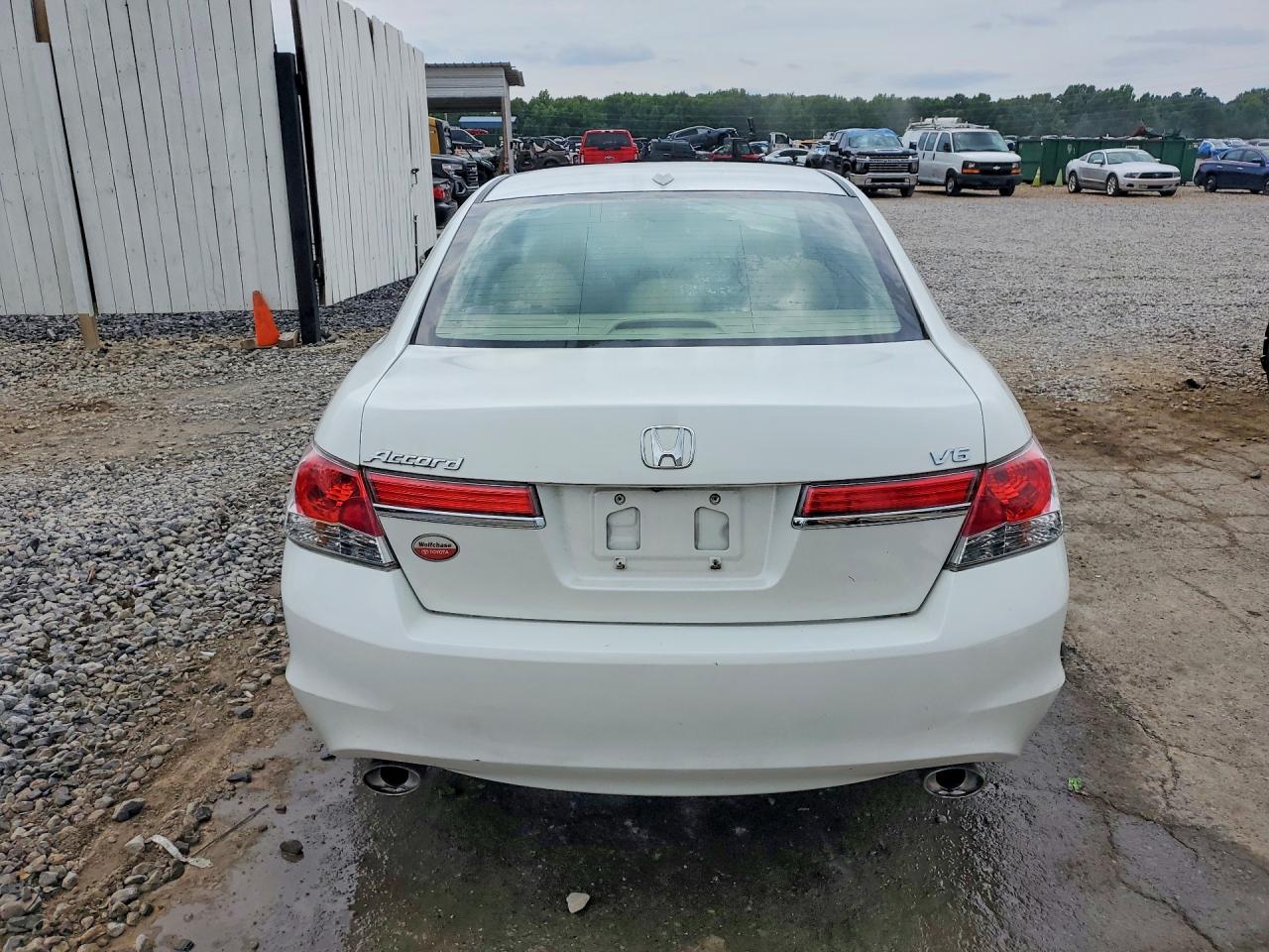 2012 Honda Accord Exl White vin: 1HGCP3F89CA035045