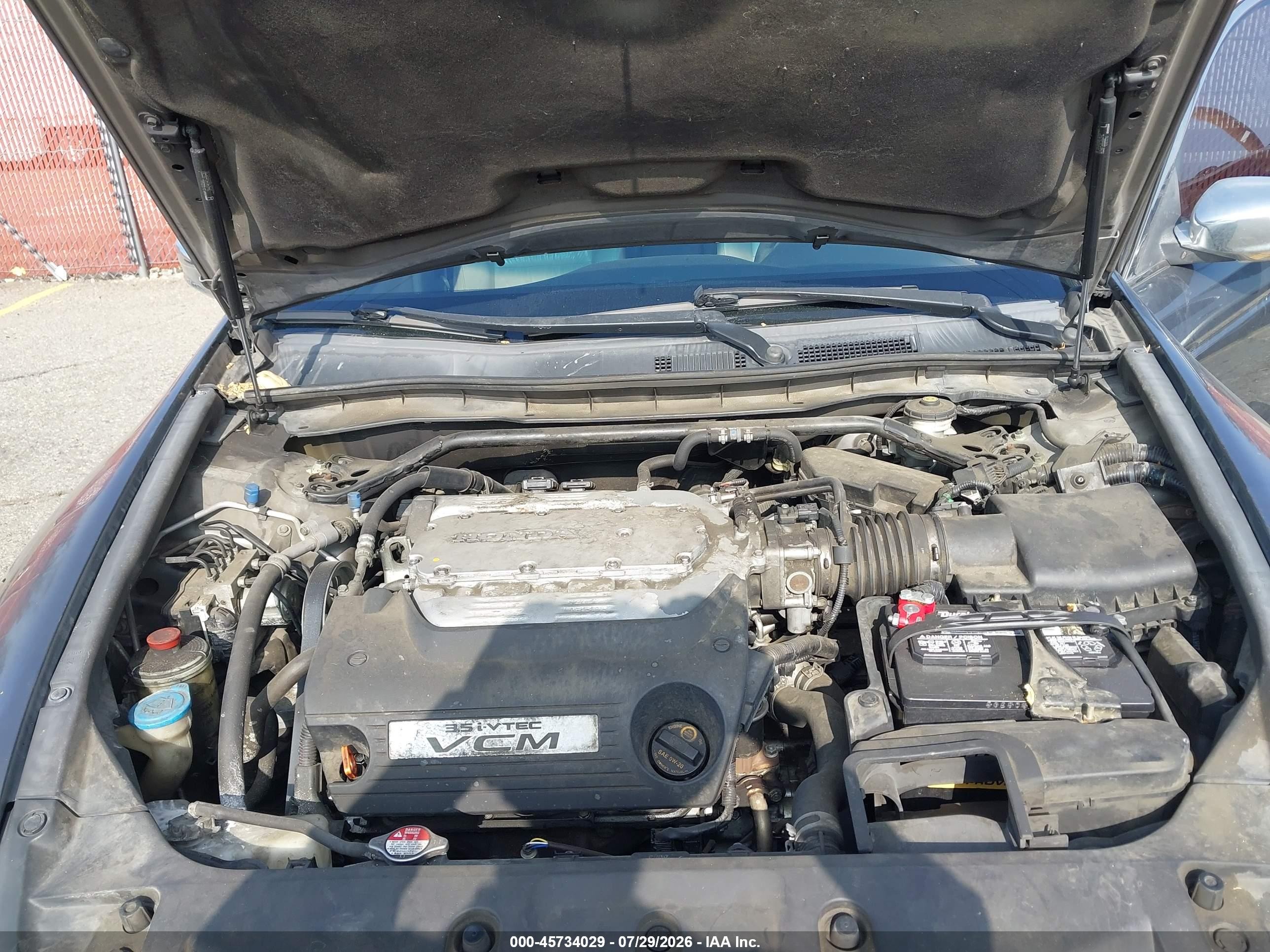 2012 Honda Accord 3.5 Ex-l Gray vin: 1HGCP3F89CA037930