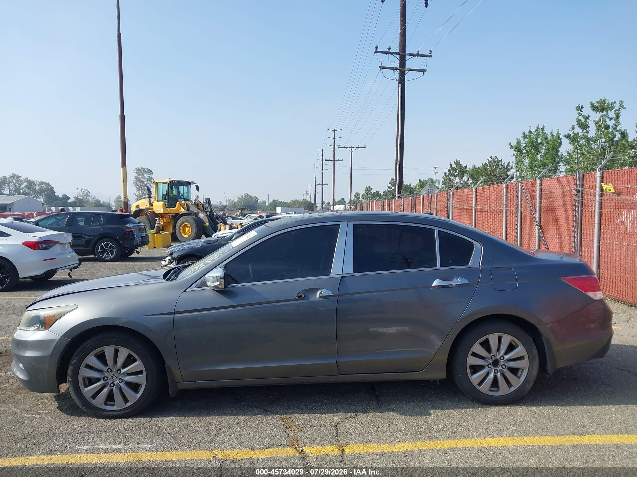 2012 Honda Accord 3.5 Ex-l Gray vin: 1HGCP3F89CA037930