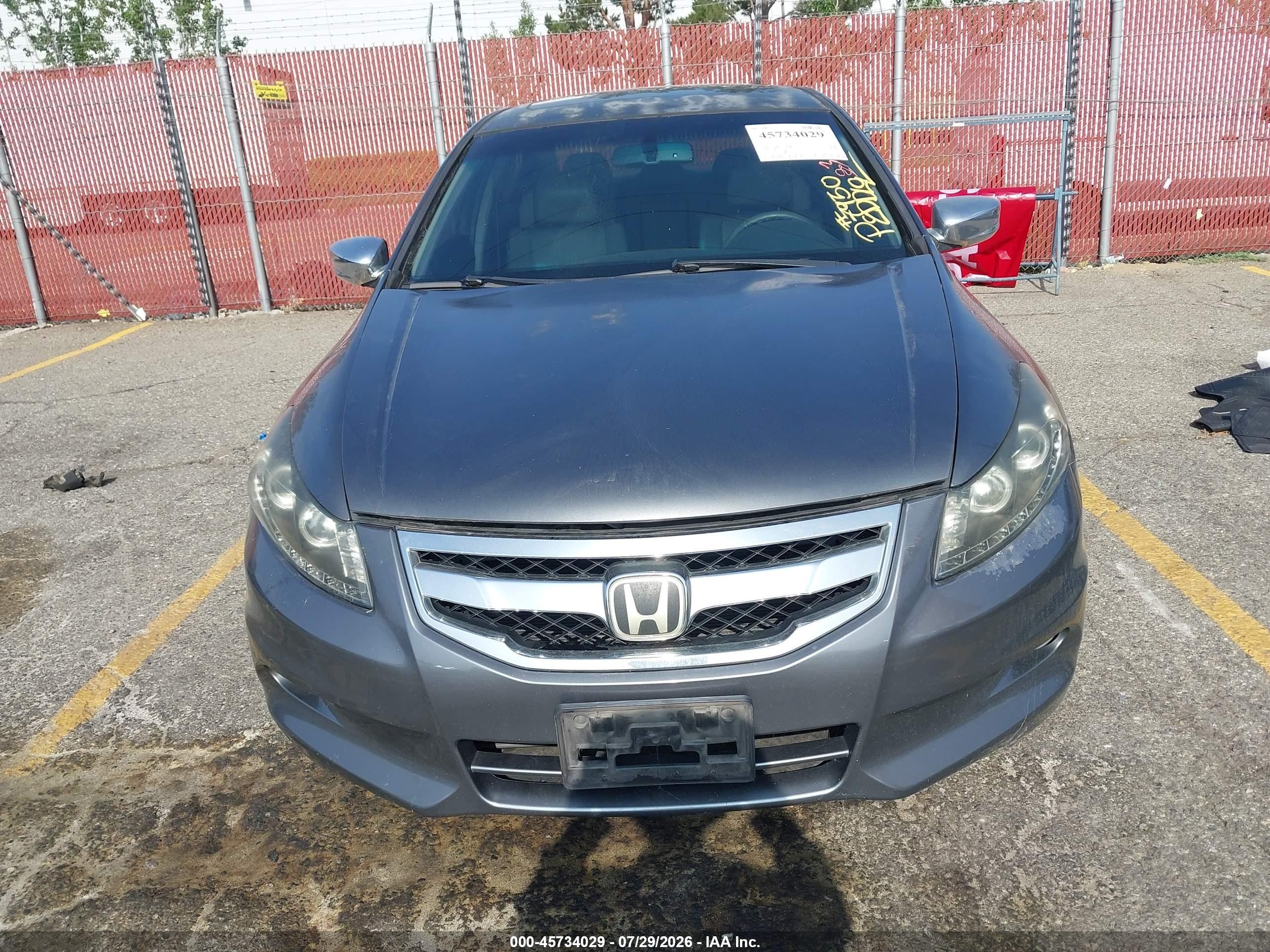 2012 Honda Accord 3.5 Ex-l Gray vin: 1HGCP3F89CA037930