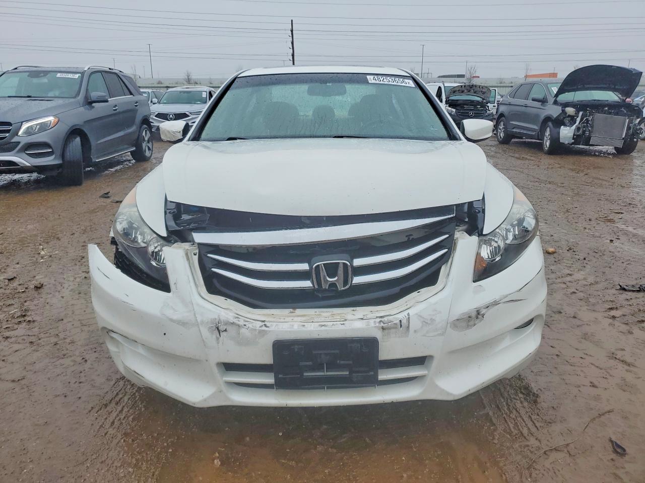 2012 Honda Accord Exl White vin: 1HGCP3F89CA042478