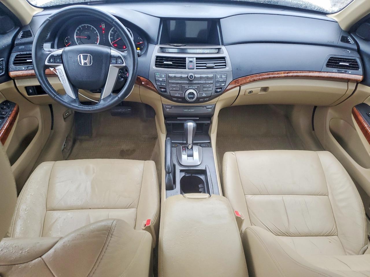 2012 Honda Accord Exl White vin: 1HGCP3F89CA042478