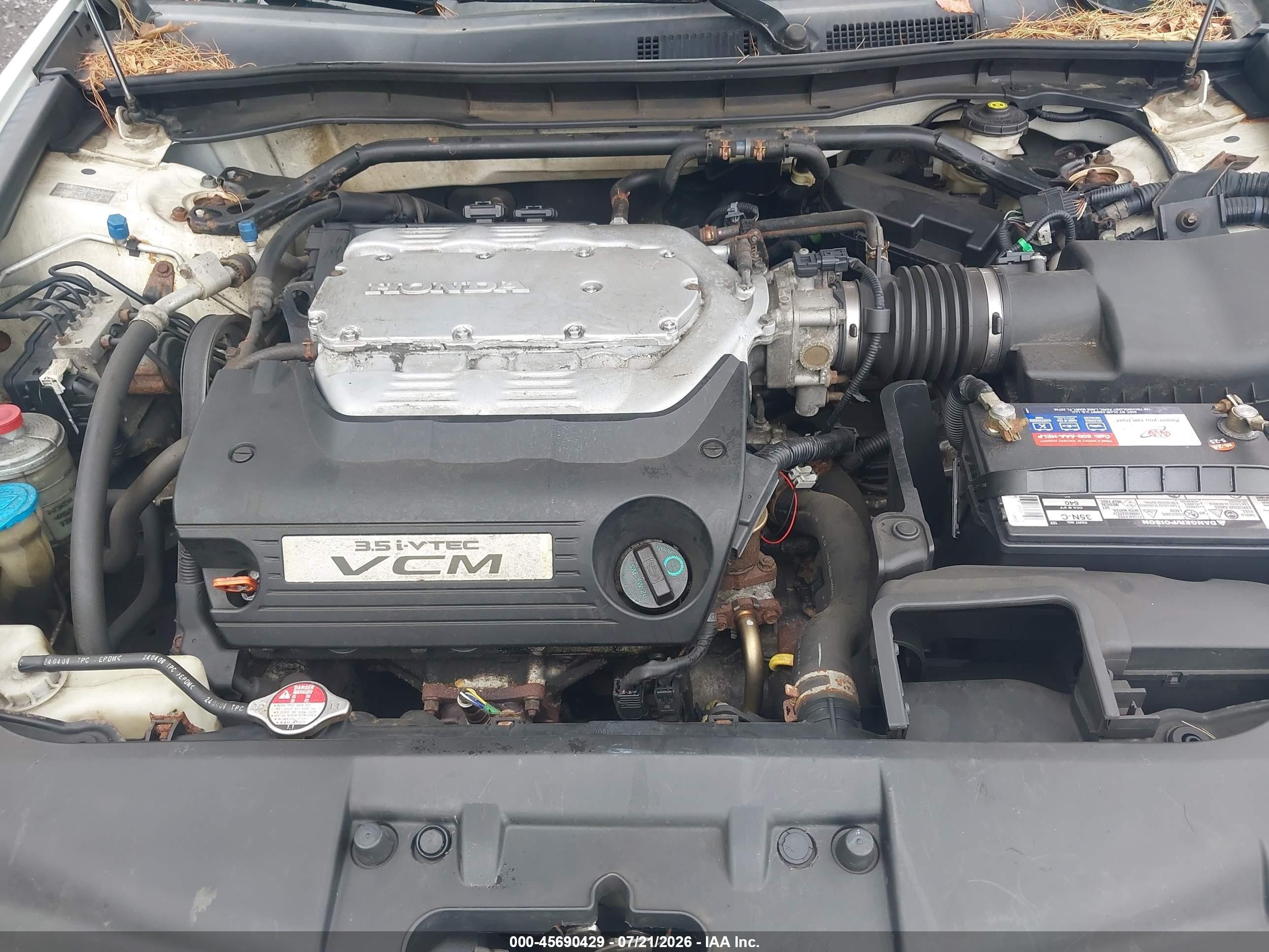 2010 Honda Accord 3.5 Ex-l Белый vin: 1HGCP3F8XAA001046