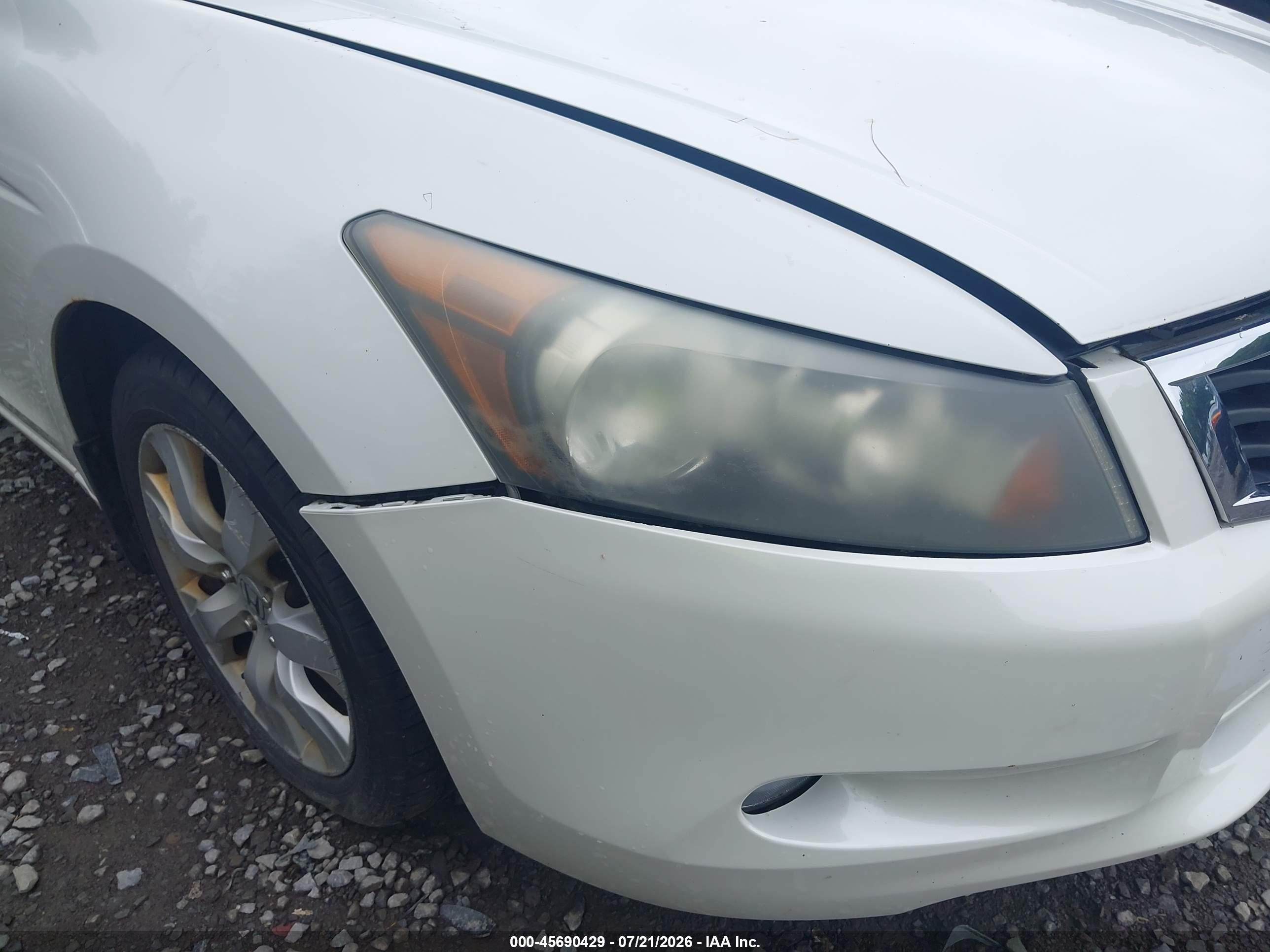 2010 Honda Accord 3.5 Ex-l Белый vin: 1HGCP3F8XAA001046