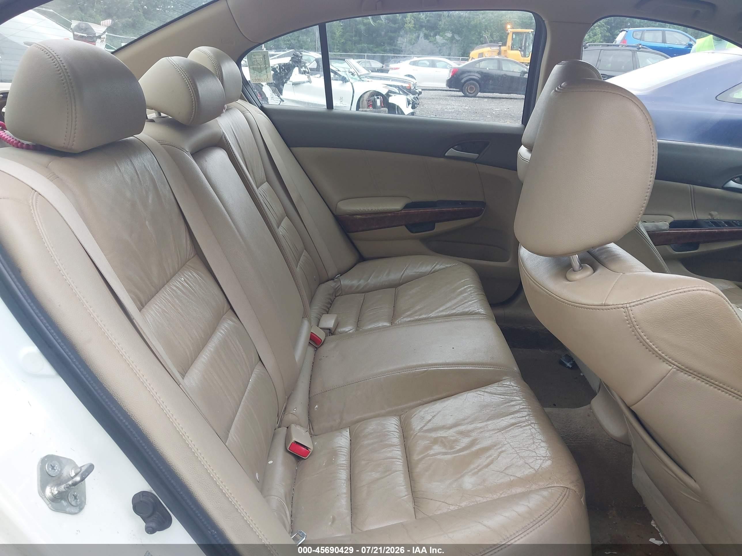 2010 Honda Accord 3.5 Ex-l Белый vin: 1HGCP3F8XAA001046