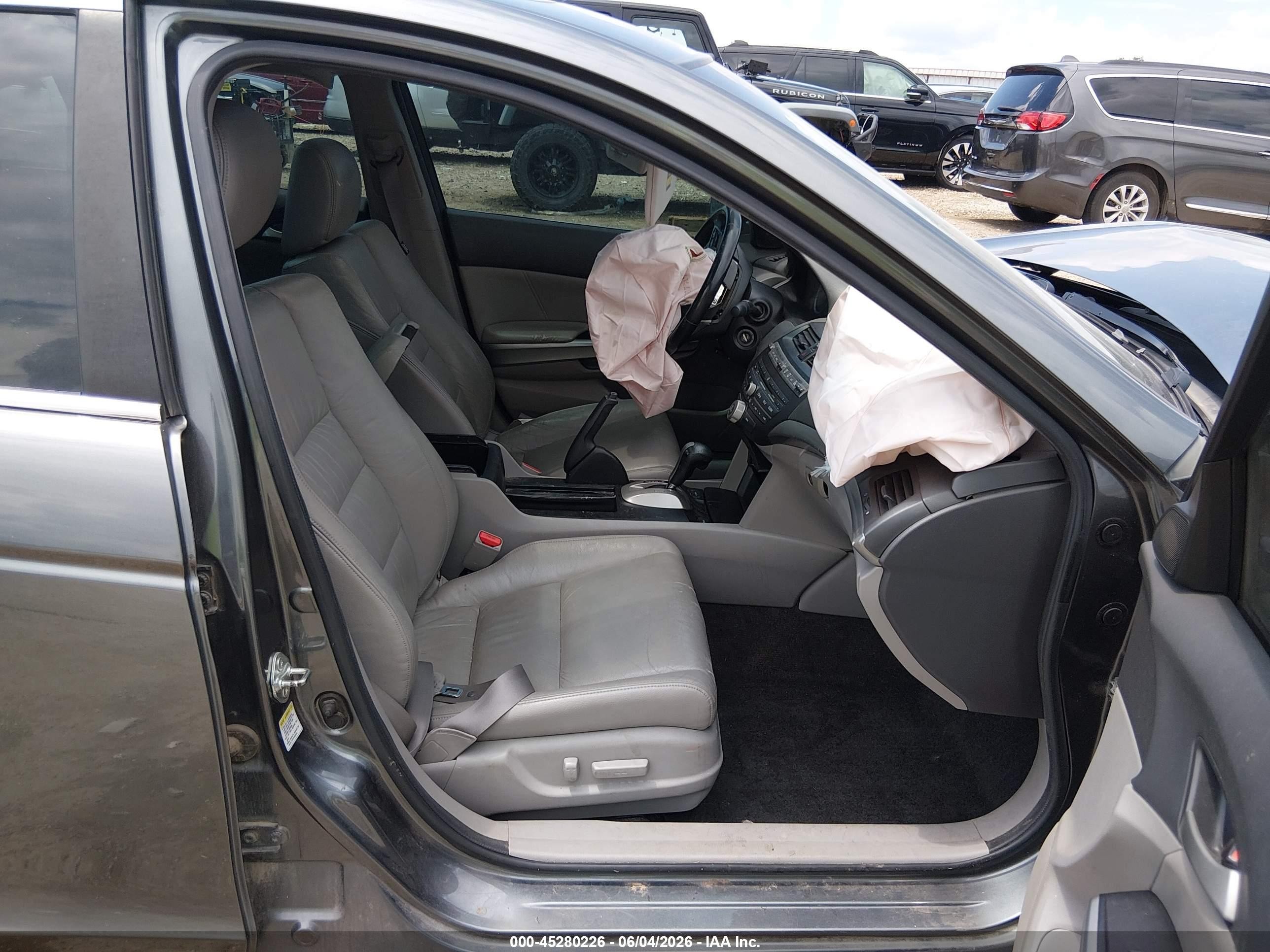 2010 Honda Accord 3.5 Ex-l Gray vin: 1HGCP3F8XAA004125