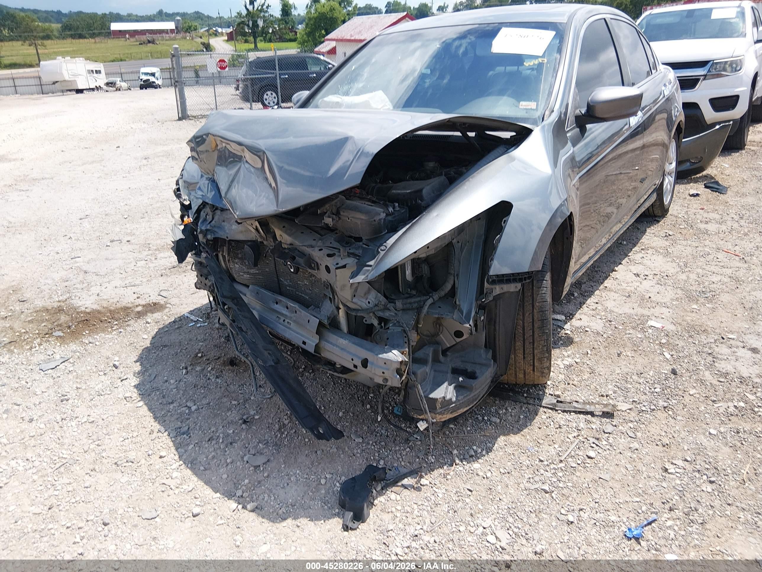 2010 Honda Accord 3.5 Ex-l Gray vin: 1HGCP3F8XAA004125