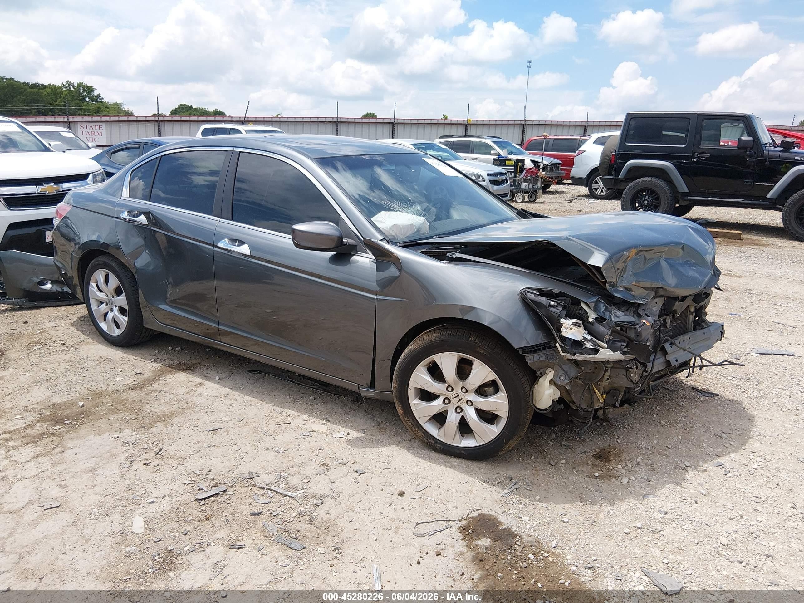 2010 Honda Accord 3.5 Ex-l Серый vin: 1HGCP3F8XAA004125