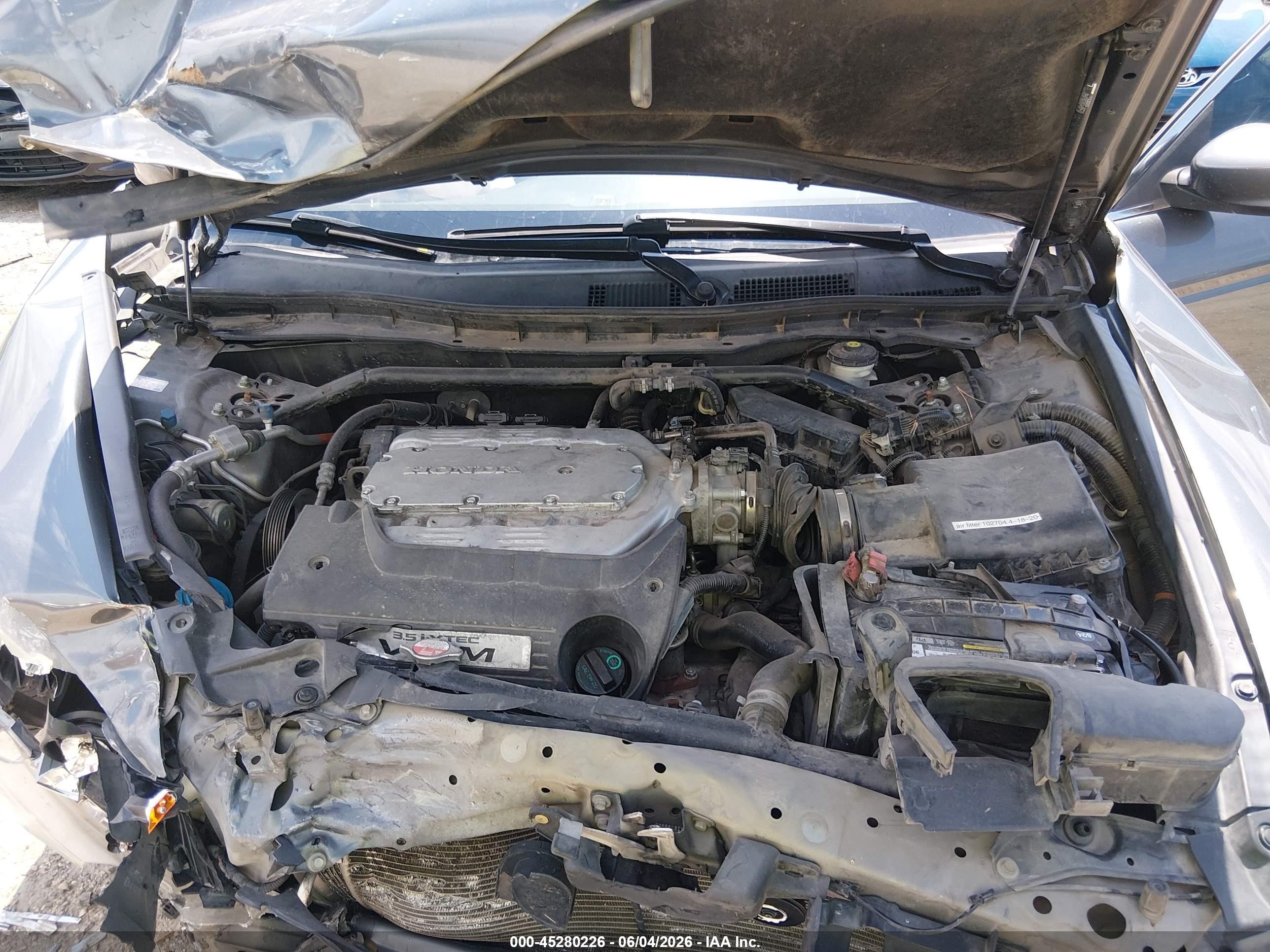 2010 Honda Accord 3.5 Ex-l Gray vin: 1HGCP3F8XAA004125