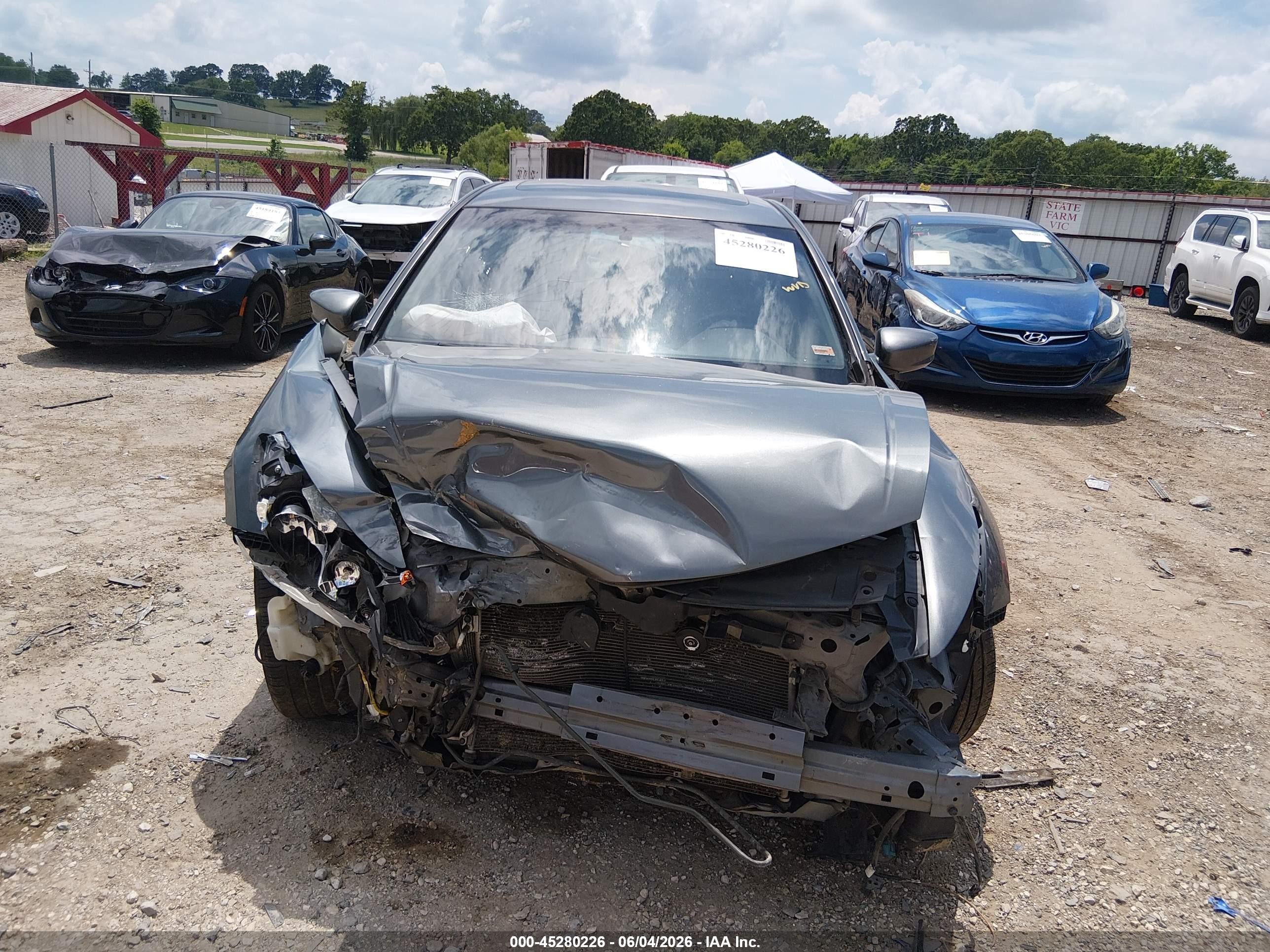 2010 Honda Accord 3.5 Ex-l Gray vin: 1HGCP3F8XAA004125