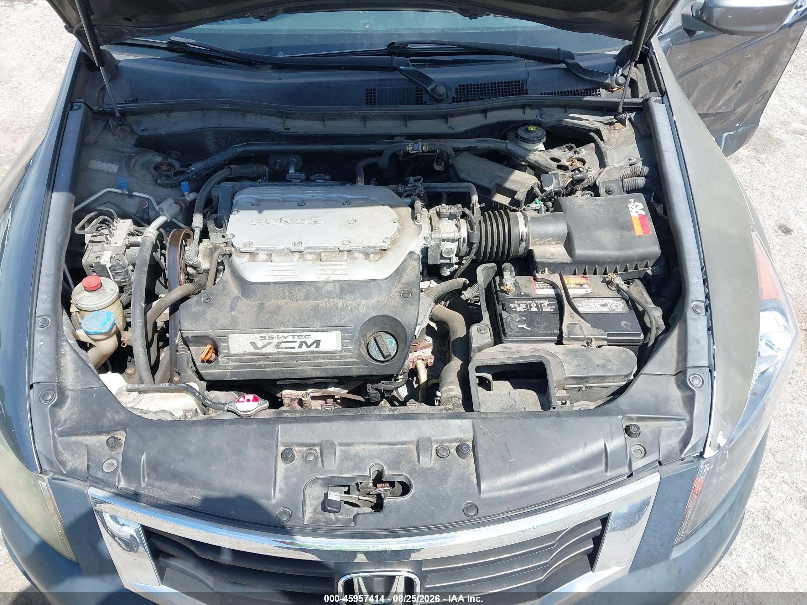2010 Honda Accord 3.5 Ex-l Gray vin: 1HGCP3F8XAA017442