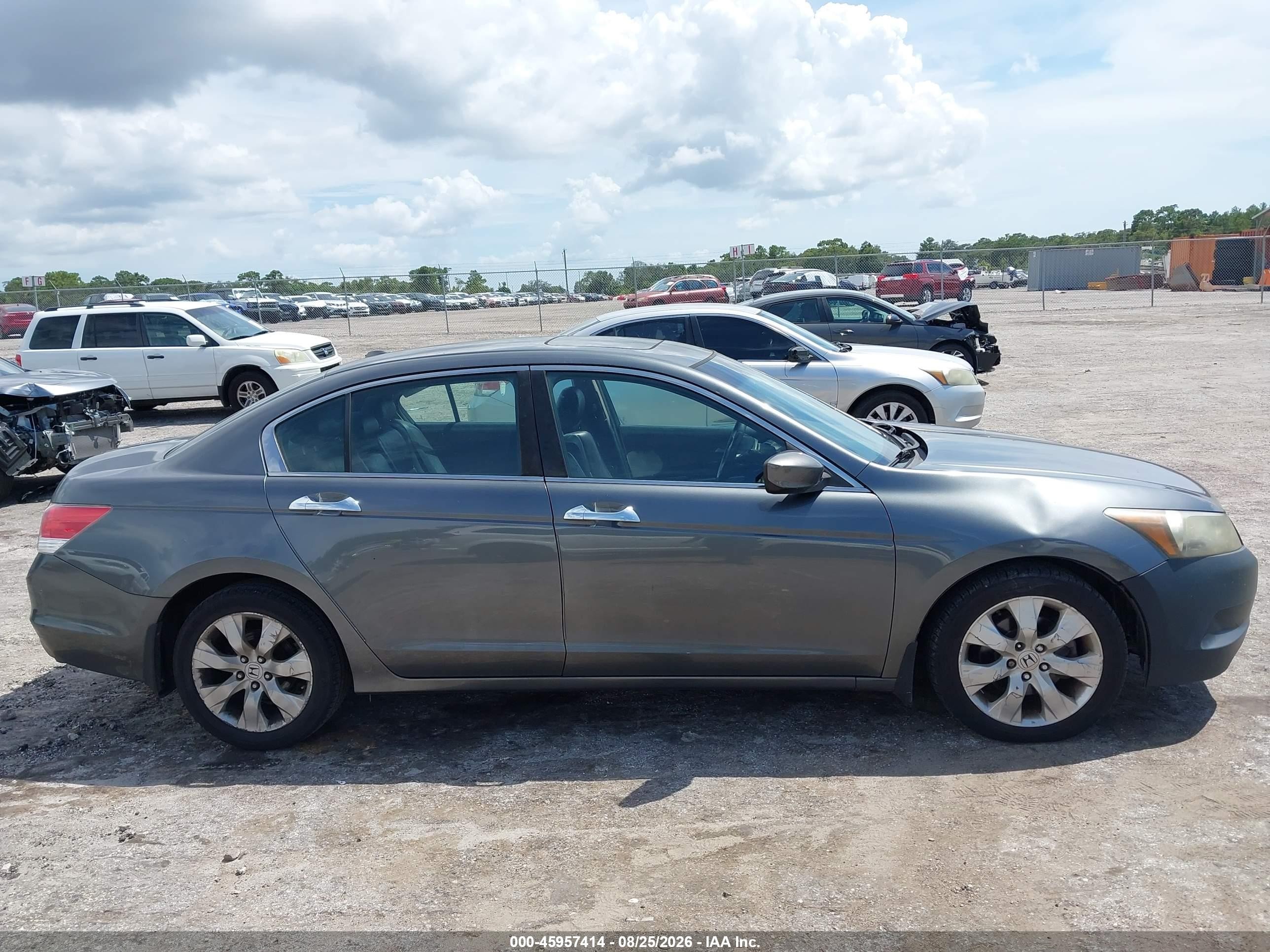 2010 Honda Accord 3.5 Ex-l Gray vin: 1HGCP3F8XAA017442