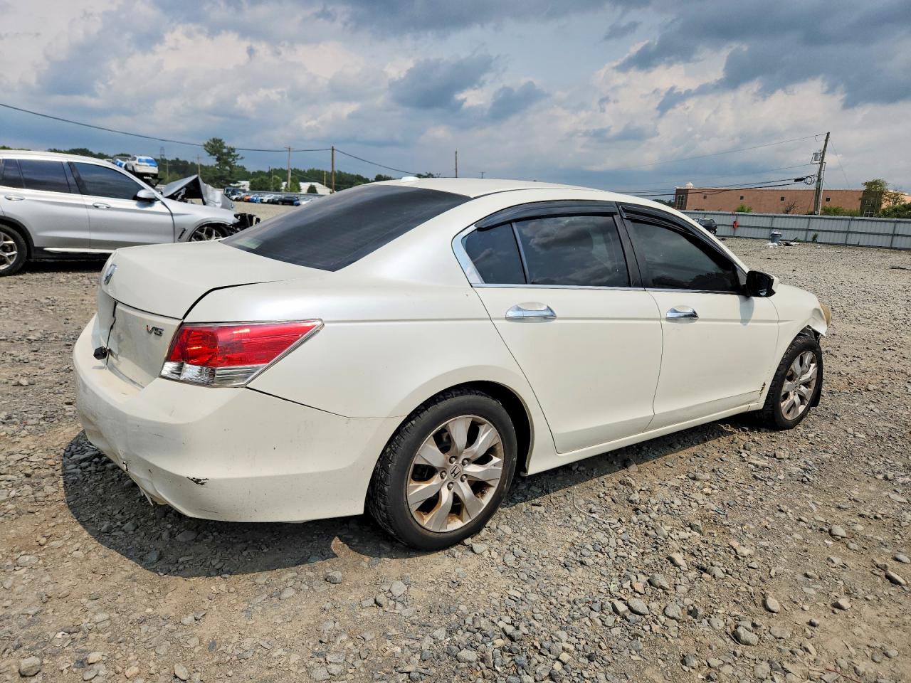 2010 Honda Accord Exl White vin: 1HGCP3F8XAA024228