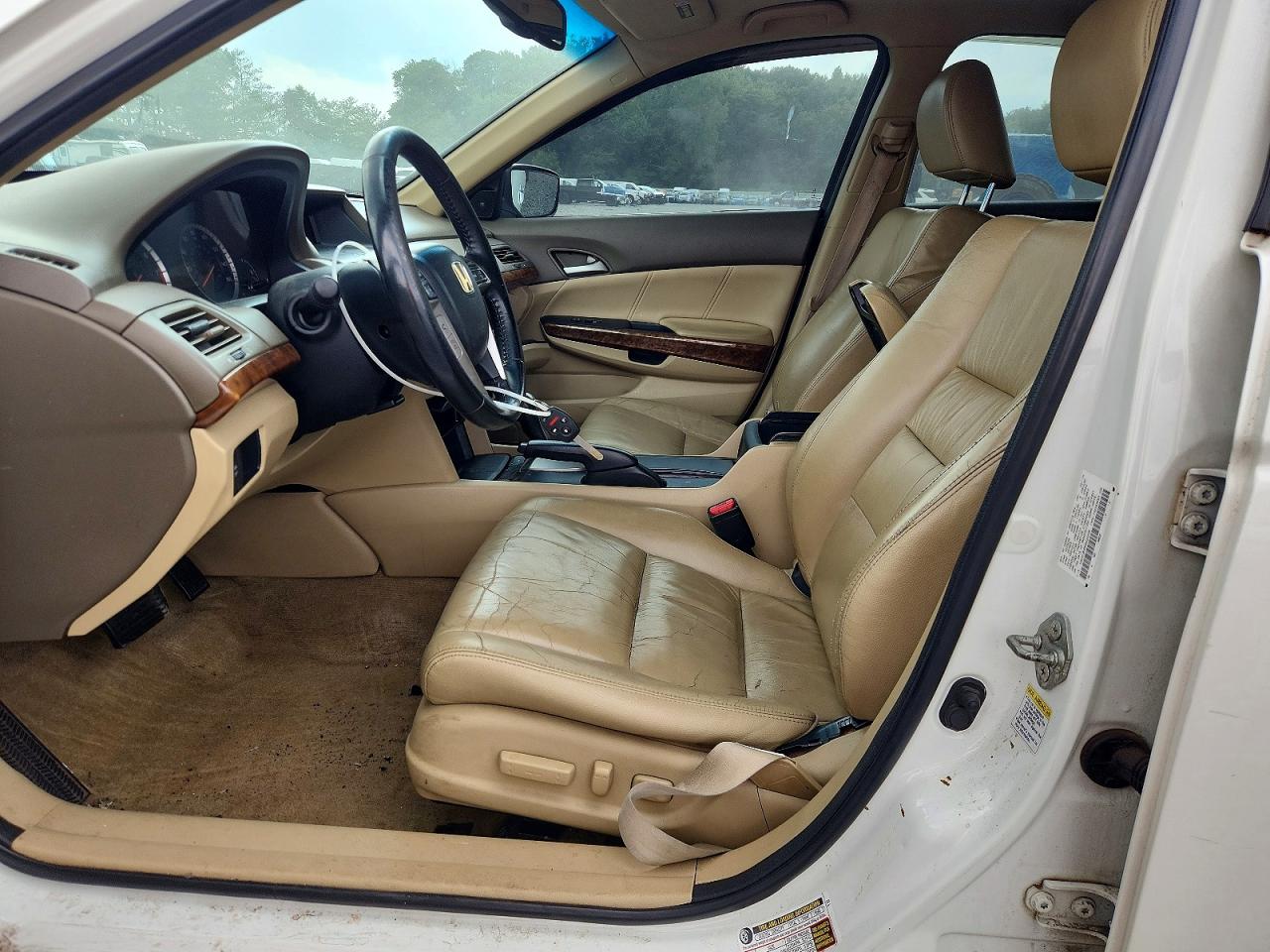 2010 Honda Accord Exl White vin: 1HGCP3F8XAA024228