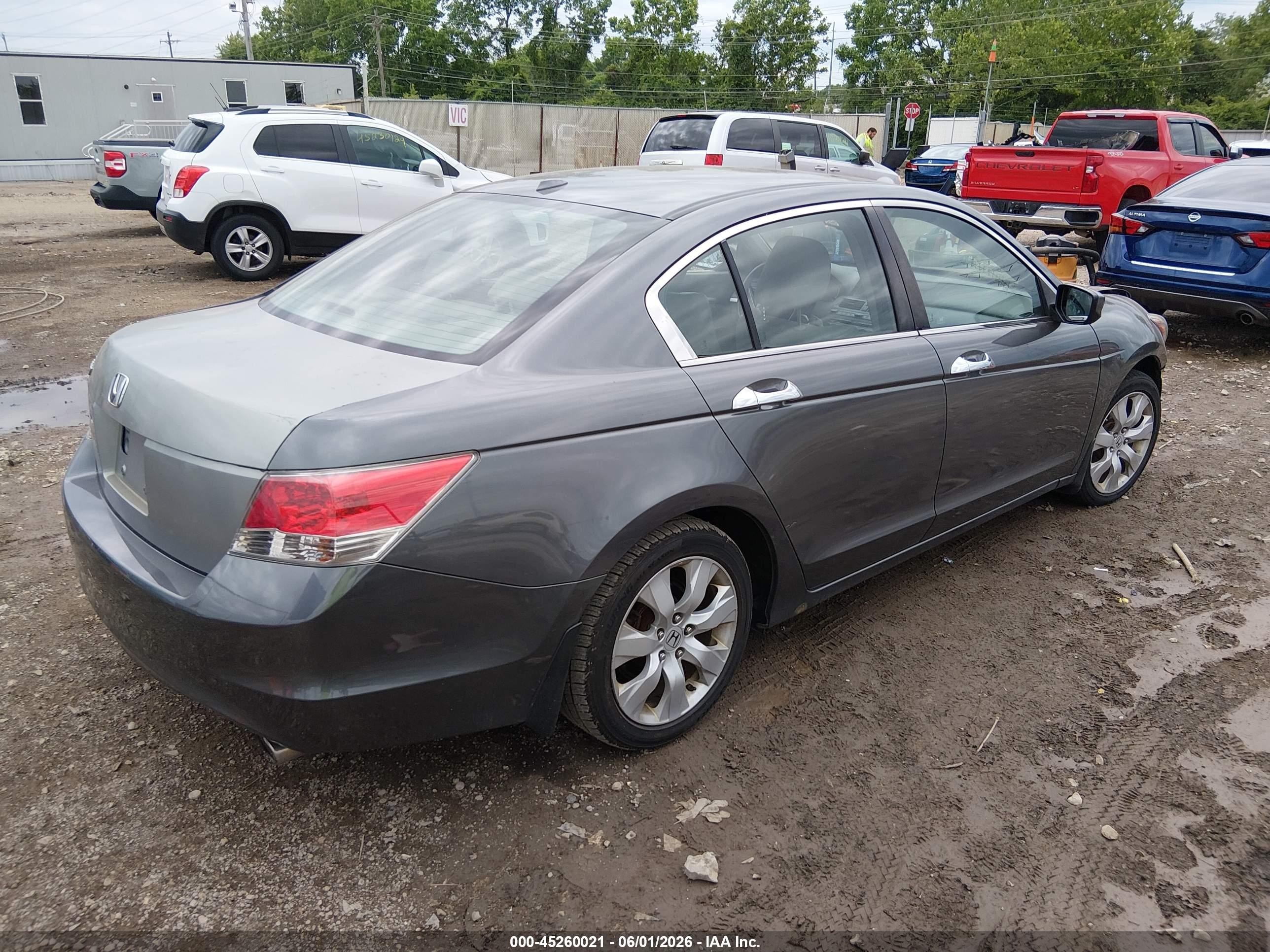 2010 Honda Accord 3.5 Ex-l Gray vin: 1HGCP3F8XAA028599