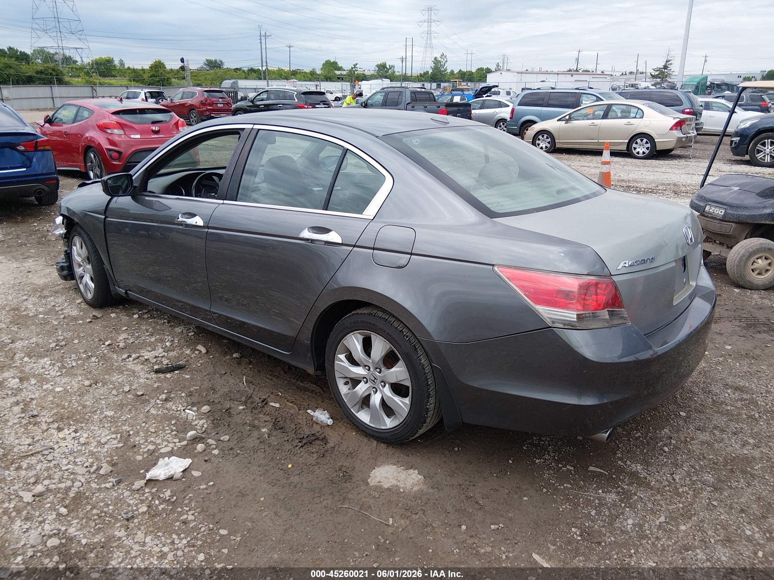 2010 Honda Accord 3.5 Ex-l Gray vin: 1HGCP3F8XAA028599