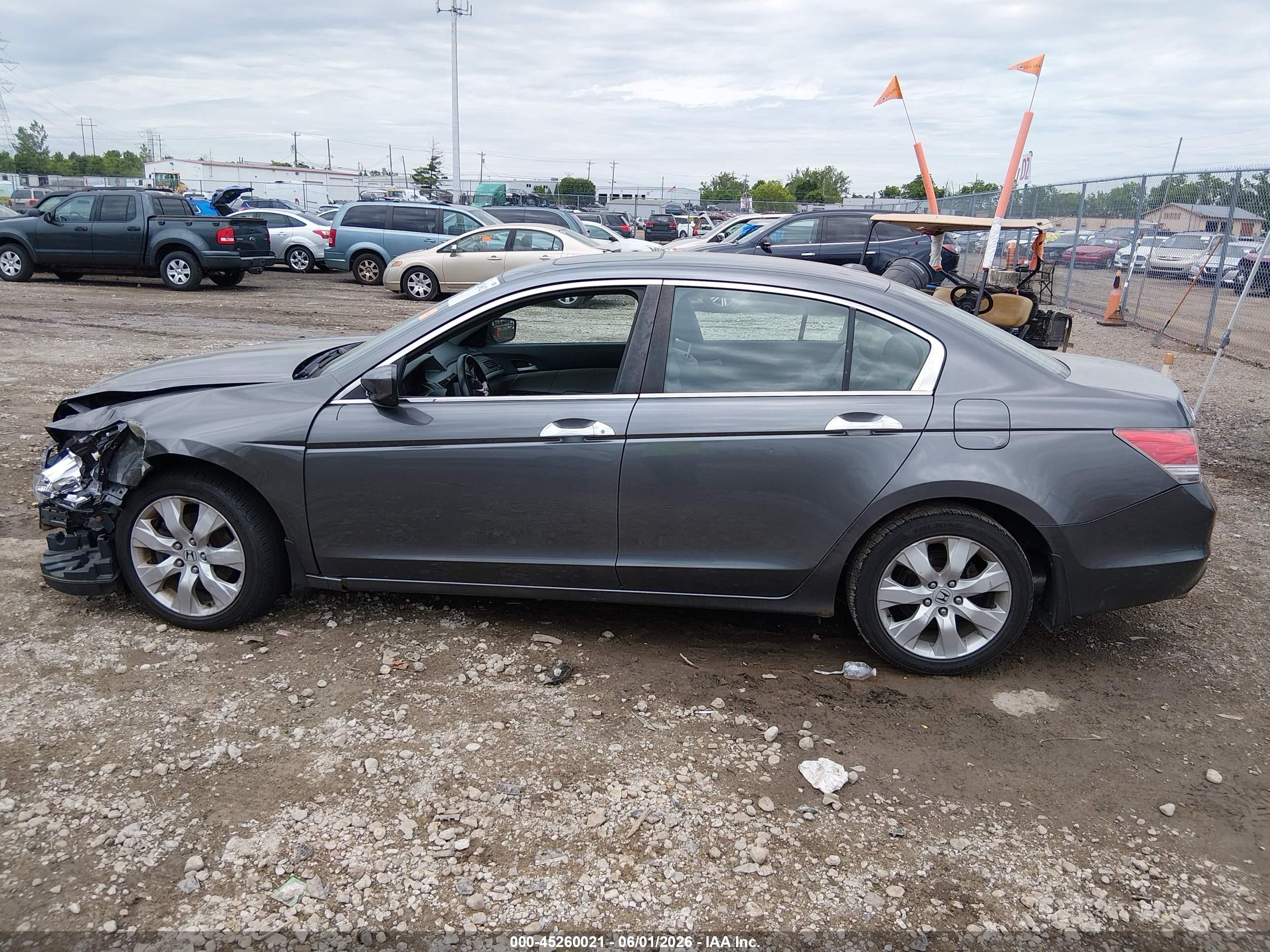 2010 Honda Accord 3.5 Ex-l Gray vin: 1HGCP3F8XAA028599