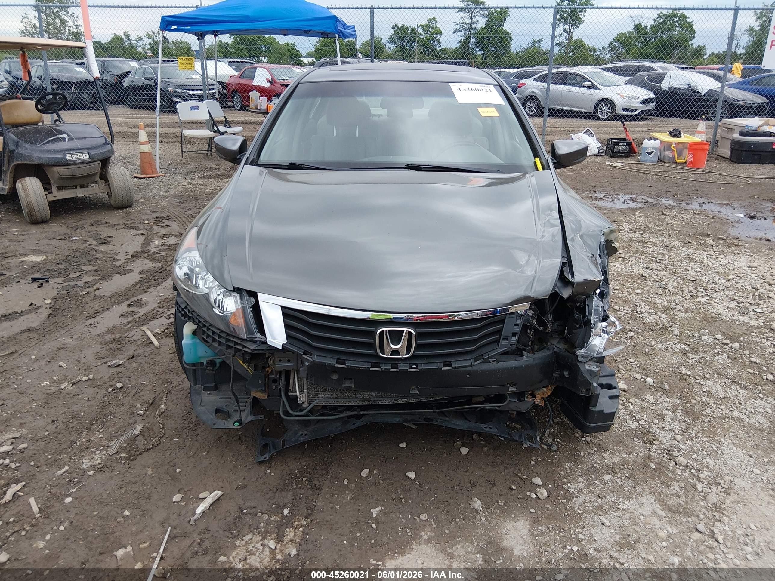 2010 Honda Accord 3.5 Ex-l Gray vin: 1HGCP3F8XAA028599