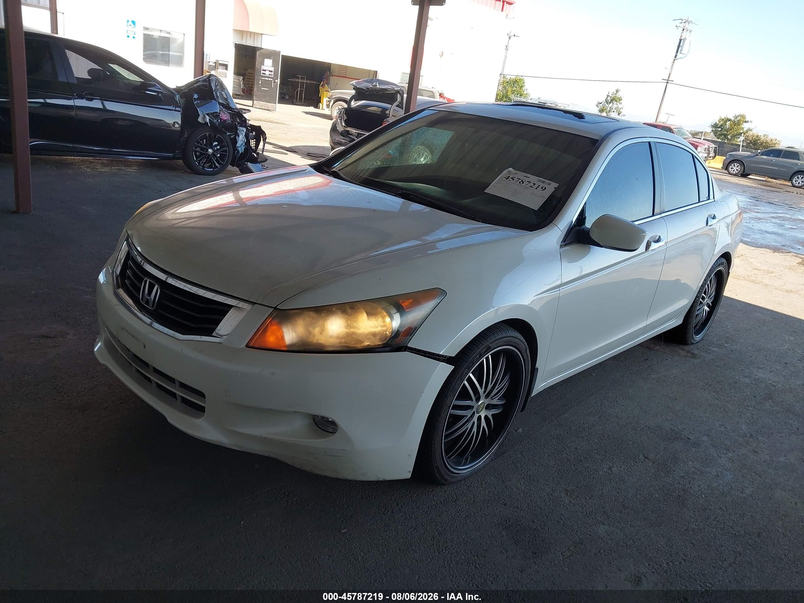 2010 Honda Accord 3.5 Ex-l Белый vin: 1HGCP3F8XAA029705