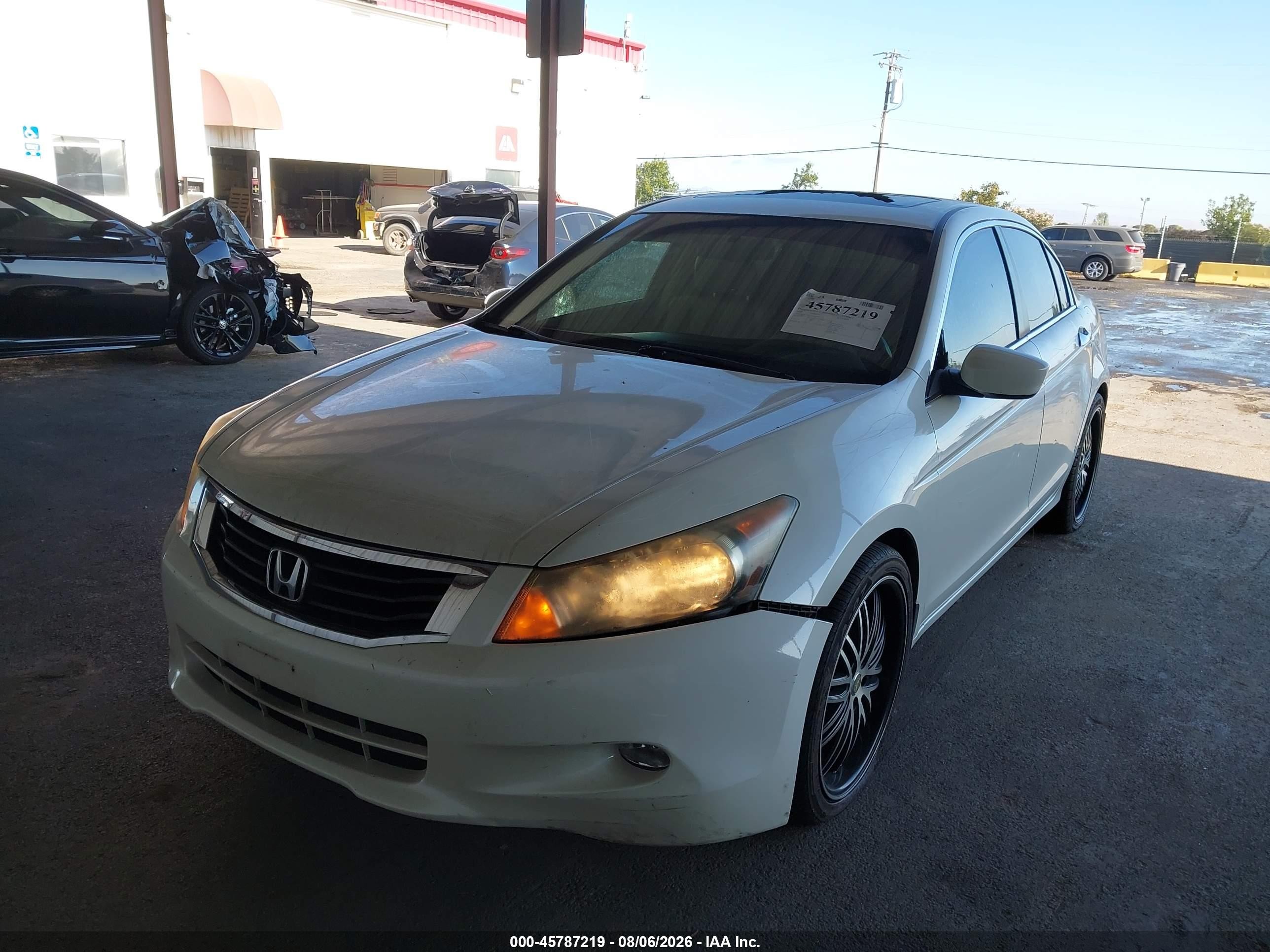2010 Honda Accord 3.5 Ex-l Белый vin: 1HGCP3F8XAA029705