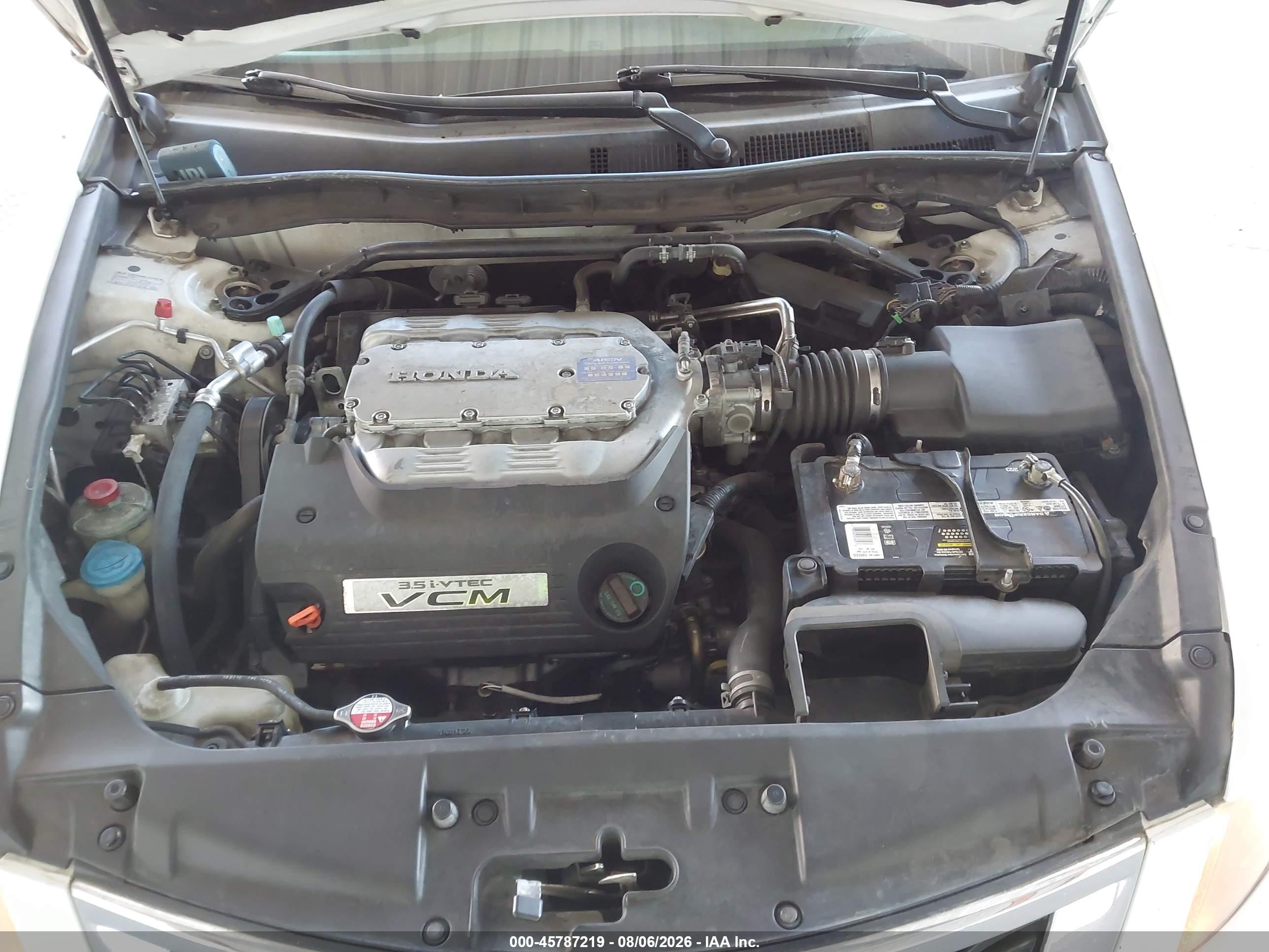 2010 Honda Accord 3.5 Ex-l Белый vin: 1HGCP3F8XAA029705