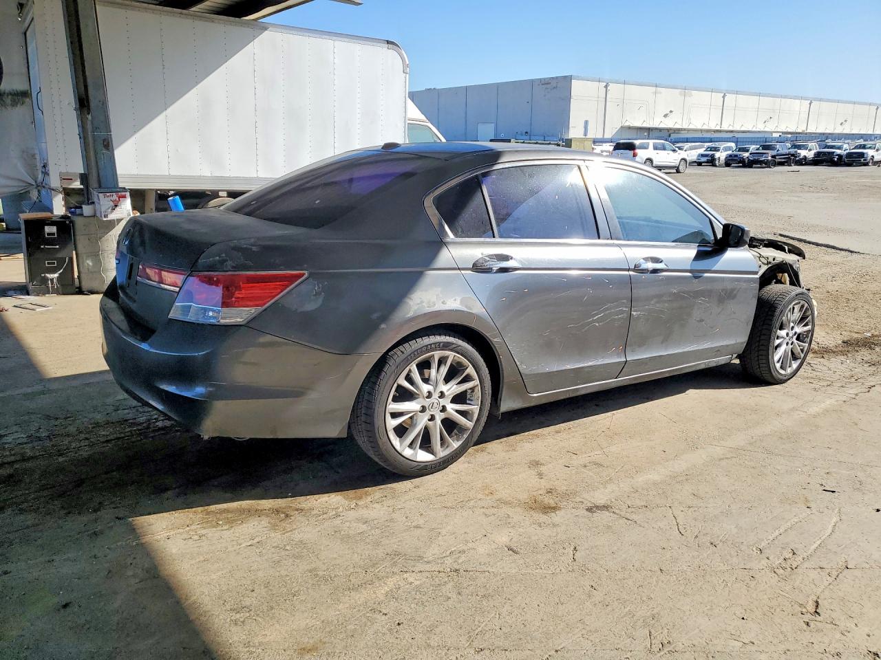 2011 Honda Accord Exl Gray vin: 1HGCP3F8XBA001839