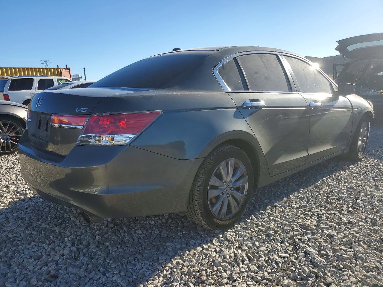 2011 Honda Accord Exl Gray vin: 1HGCP3F8XBA011027