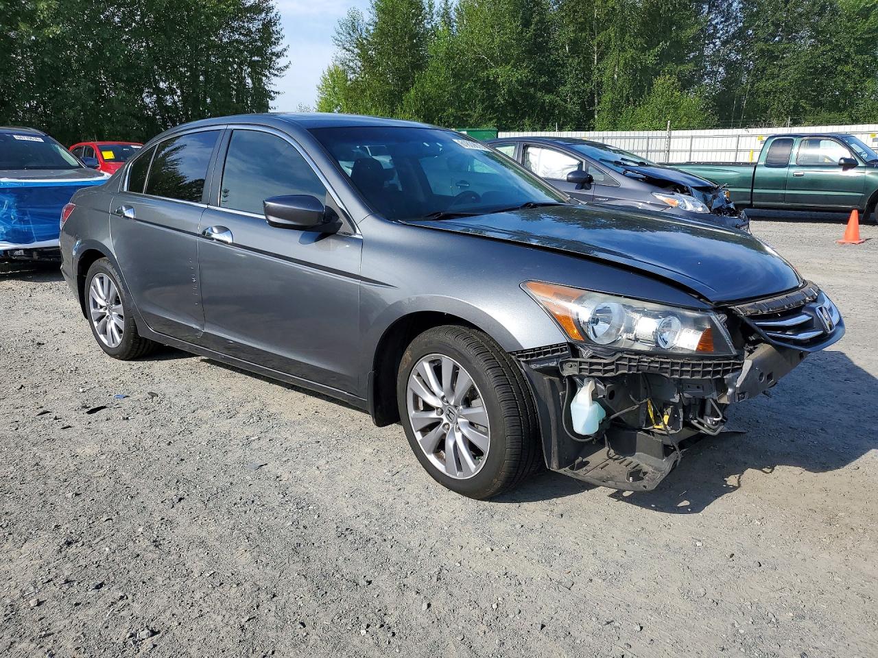2011 Honda Accord Exl Gray vin: 1HGCP3F8XBA019340