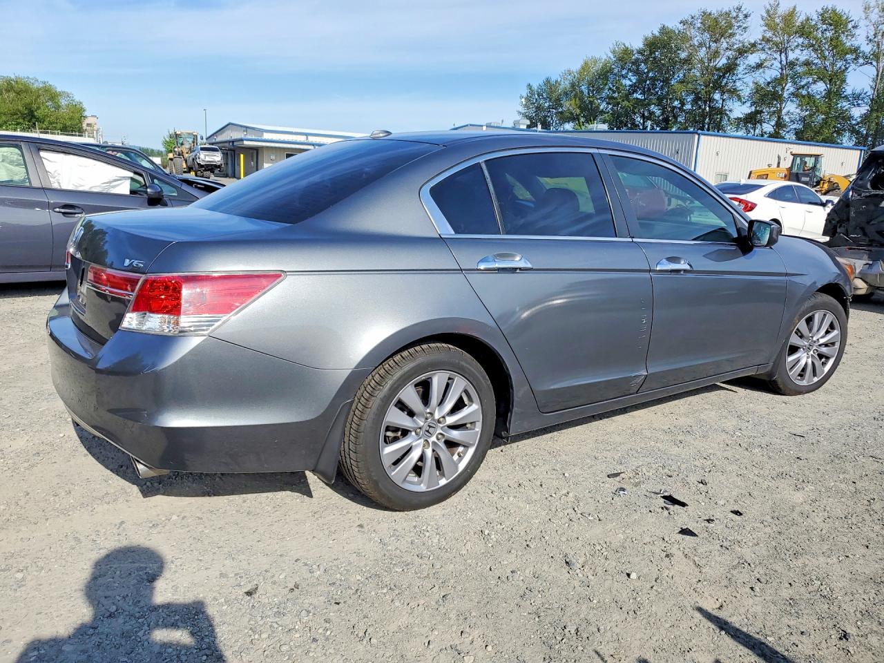 2011 Honda Accord Exl Gray vin: 1HGCP3F8XBA019340