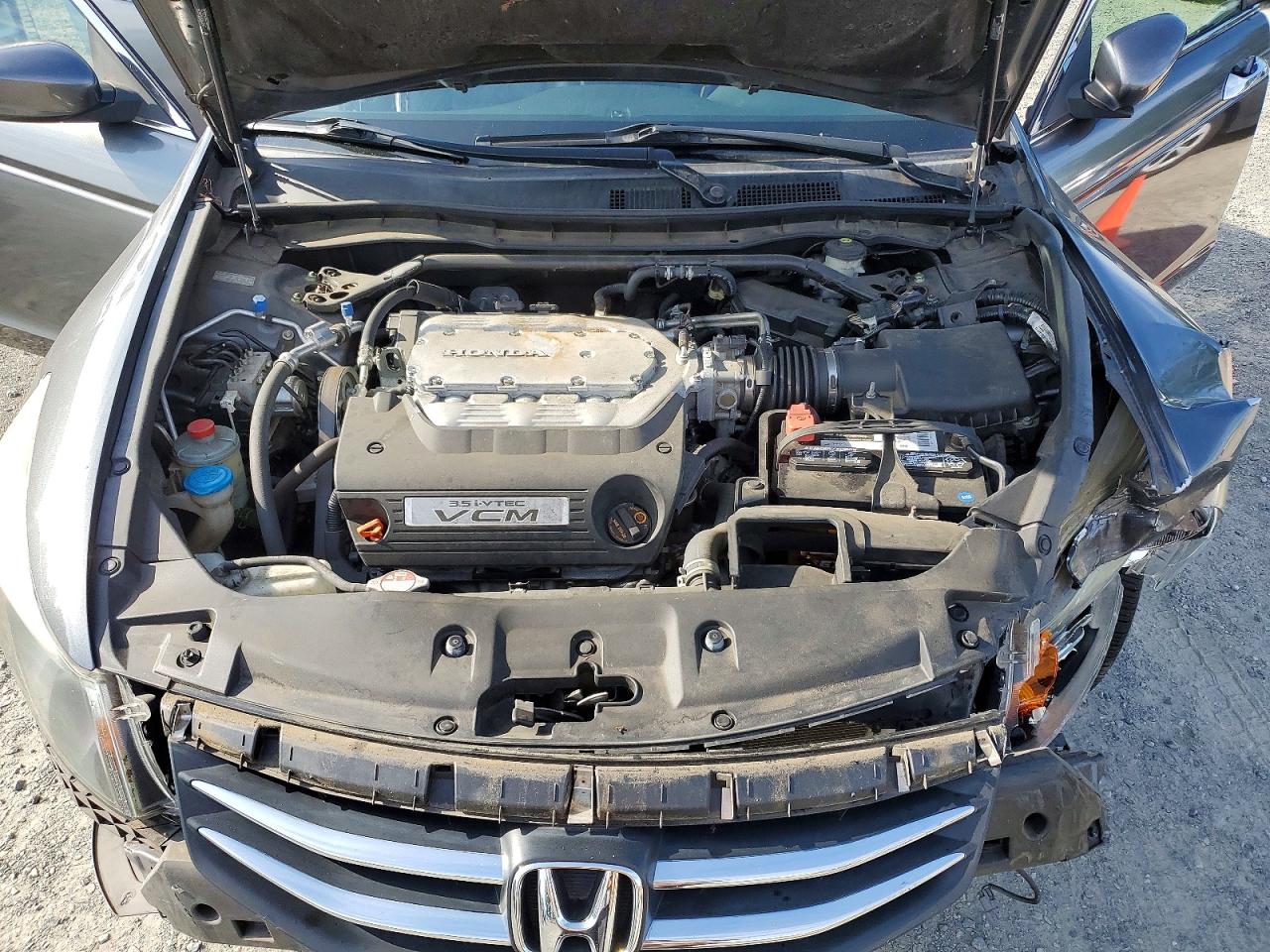 2011 Honda Accord Exl Gray vin: 1HGCP3F8XBA019340