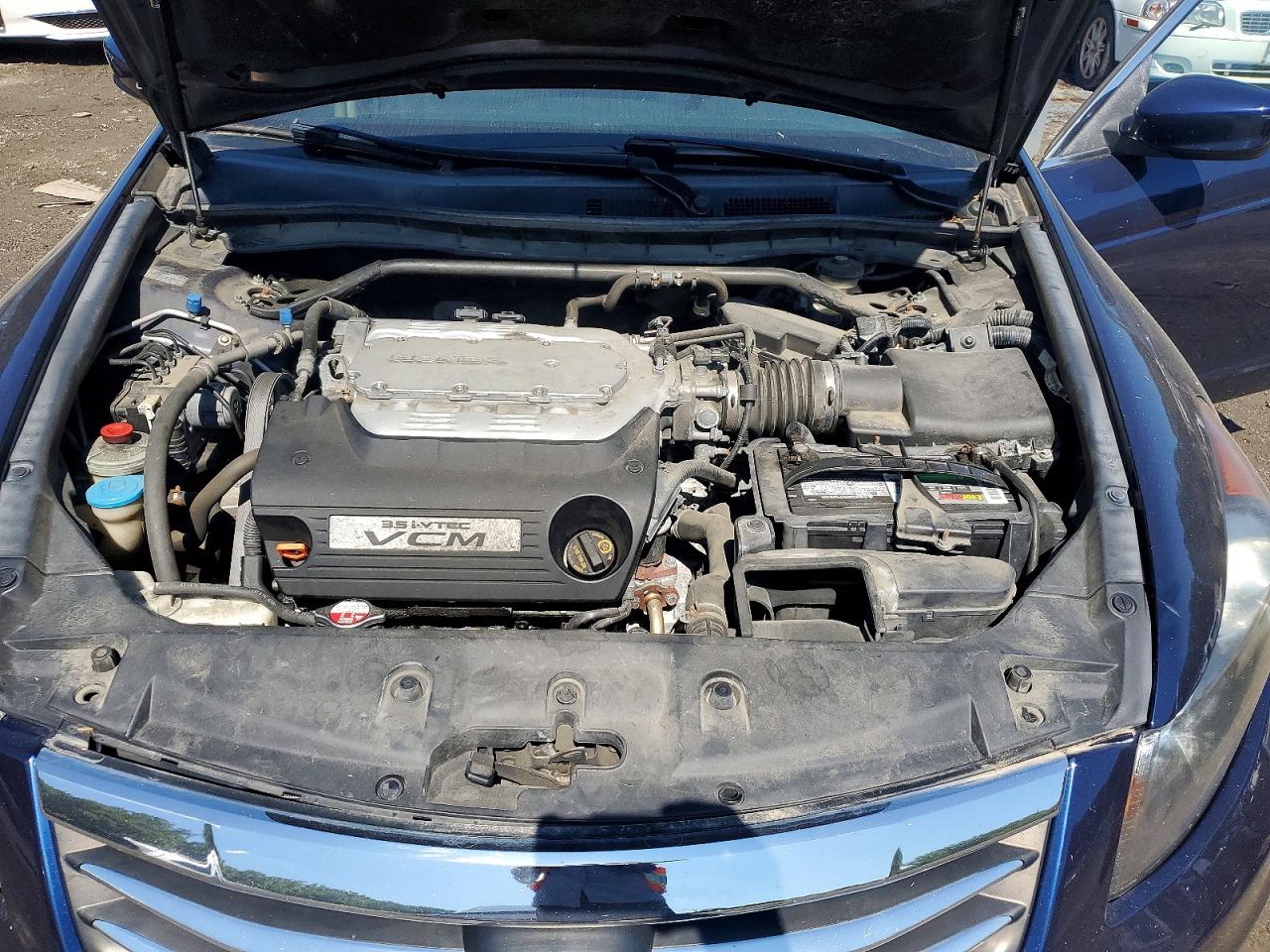 2011 Honda Accord Exl Blue vin: 1HGCP3F8XBA021119