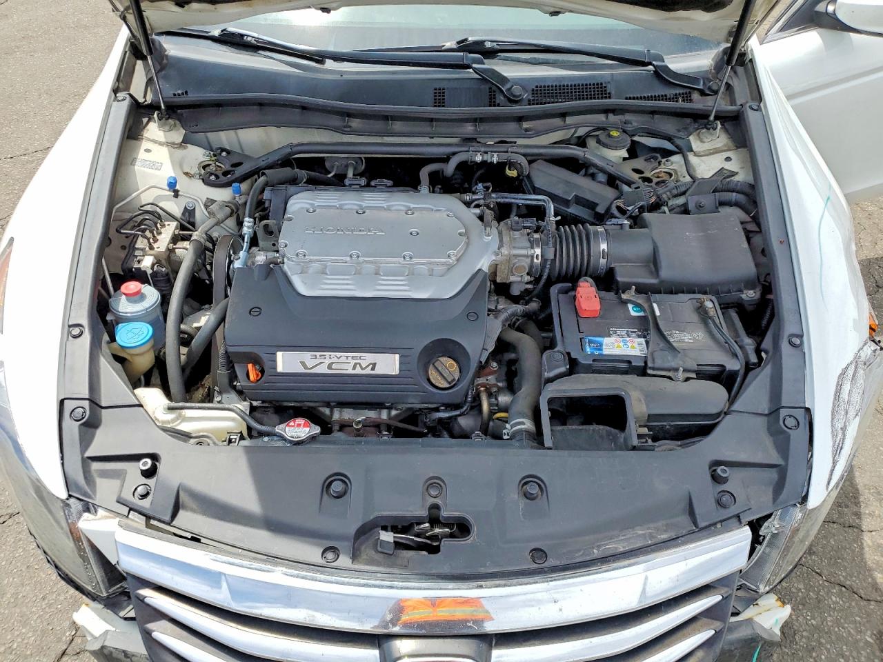 2011 Honda Accord Exl White vin: 1HGCP3F8XBA025669