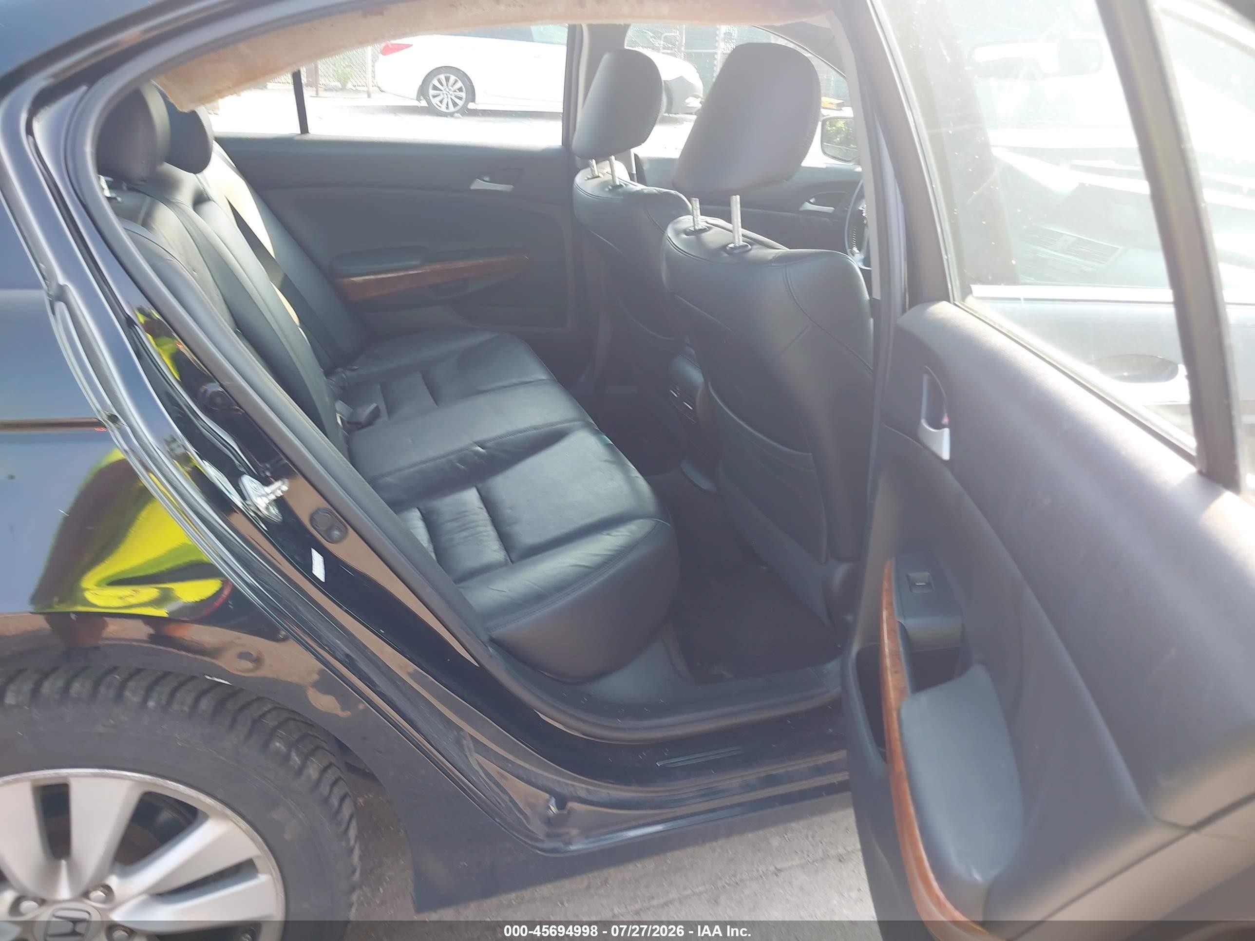 2011 Honda Accord 3.5 Ex-l Black vin: 1HGCP3F8XBA026000